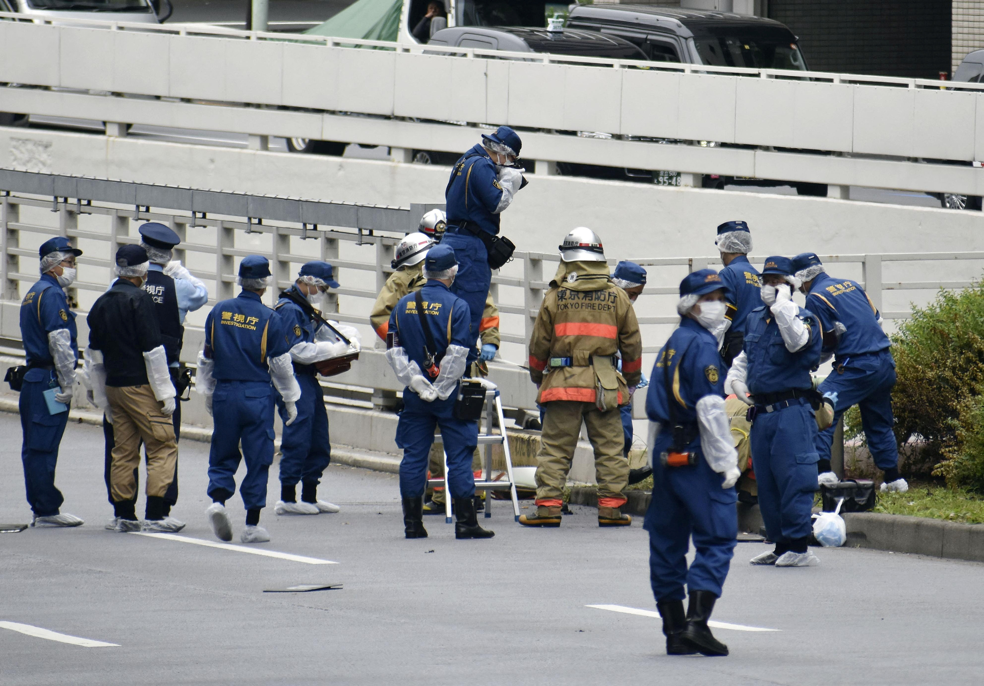 Japanese man sets himself on fire in apparent protest at former PM’s state funeral