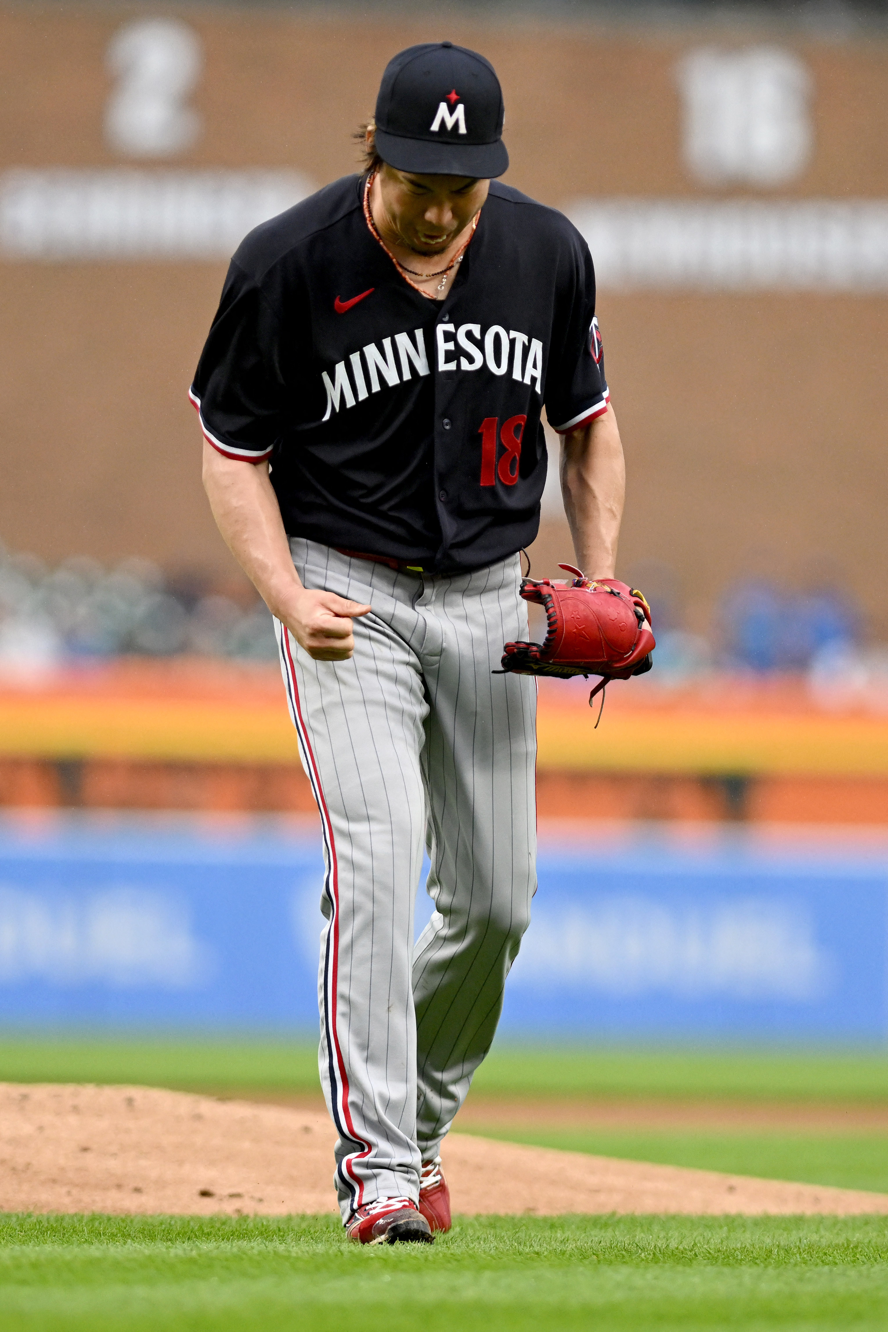 Minnesota Twins: 2021 Game-Used Kenta Maeda Jersey - worn 7/9/2021 - 7  Strikeouts over five scoreless innings vs. Detroit Tigers