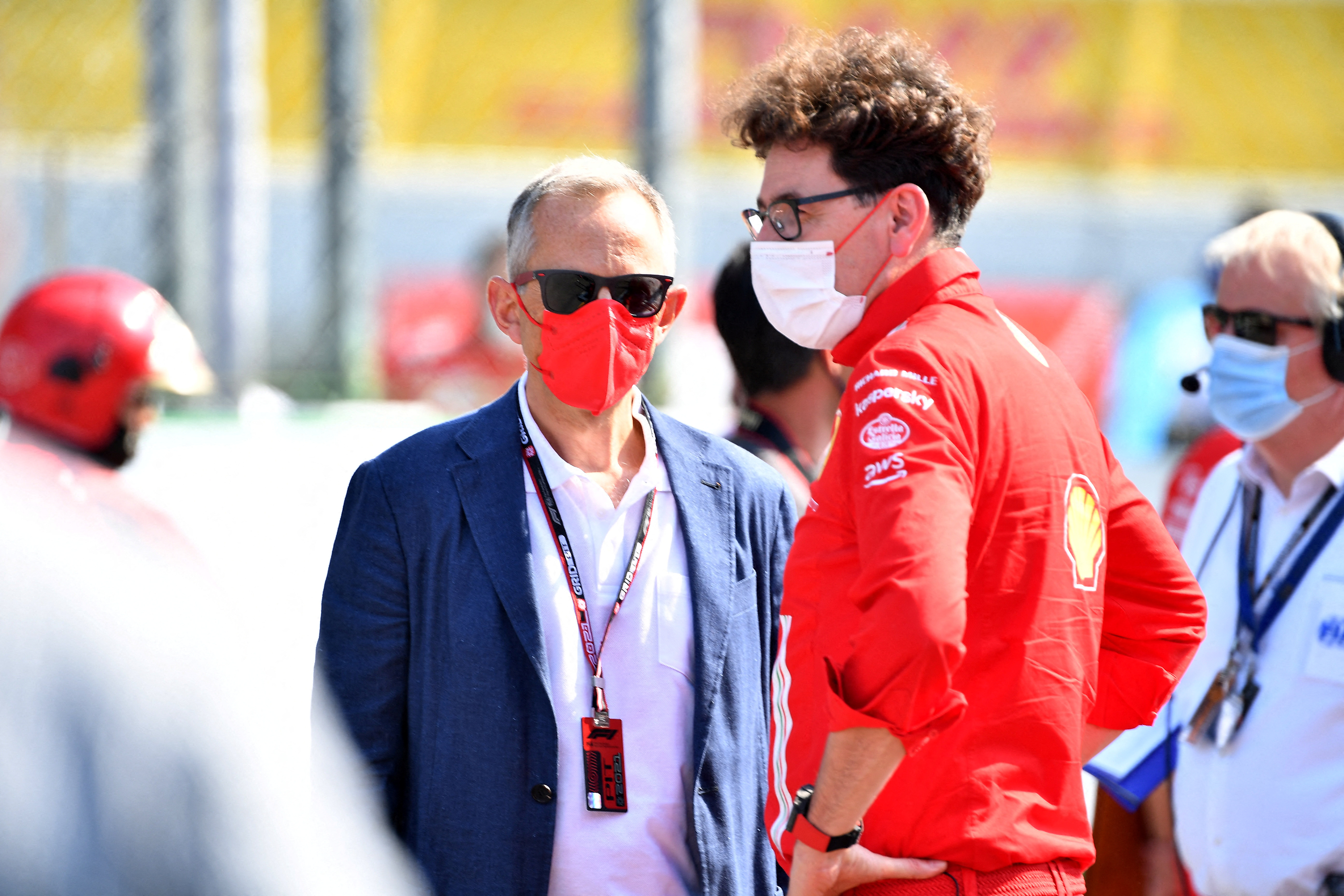 Ferrari CEO Vigna before F1 race in Monza