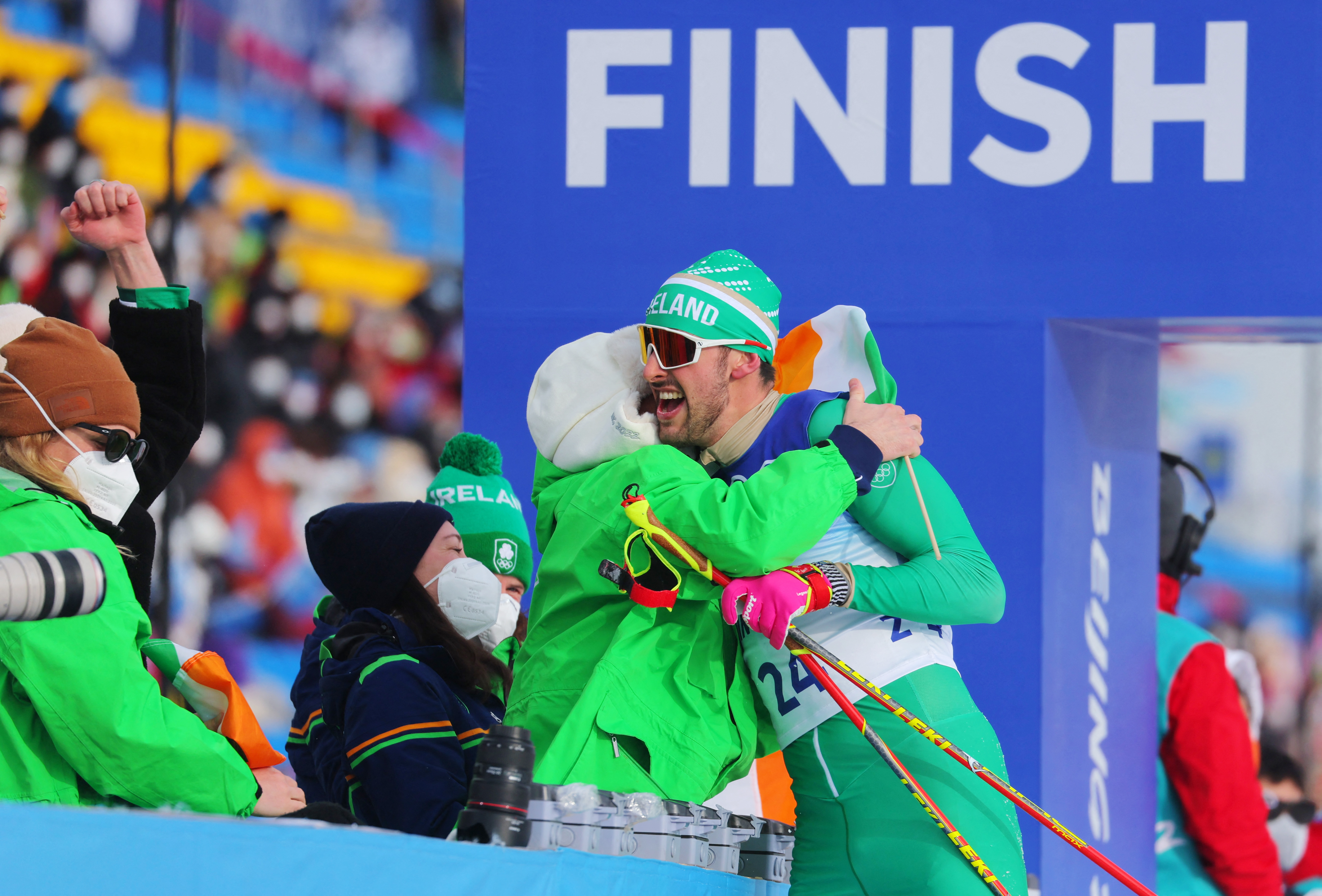 Murtomaahiihtorahaston olympia-unelmia pienistä kansoista, irlantilainen hiihtäjä sanoo