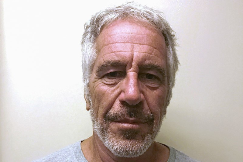 U.S. financier Jeffrey Epstein appears in a photograph taken for the New York State Division of Criminal Justice Services' sex offender registry March 28, 2017 and obtained by Reuters July 10, 2019.  New York State Division of Criminal Justice Services/Handout via REUTERS/File Photo