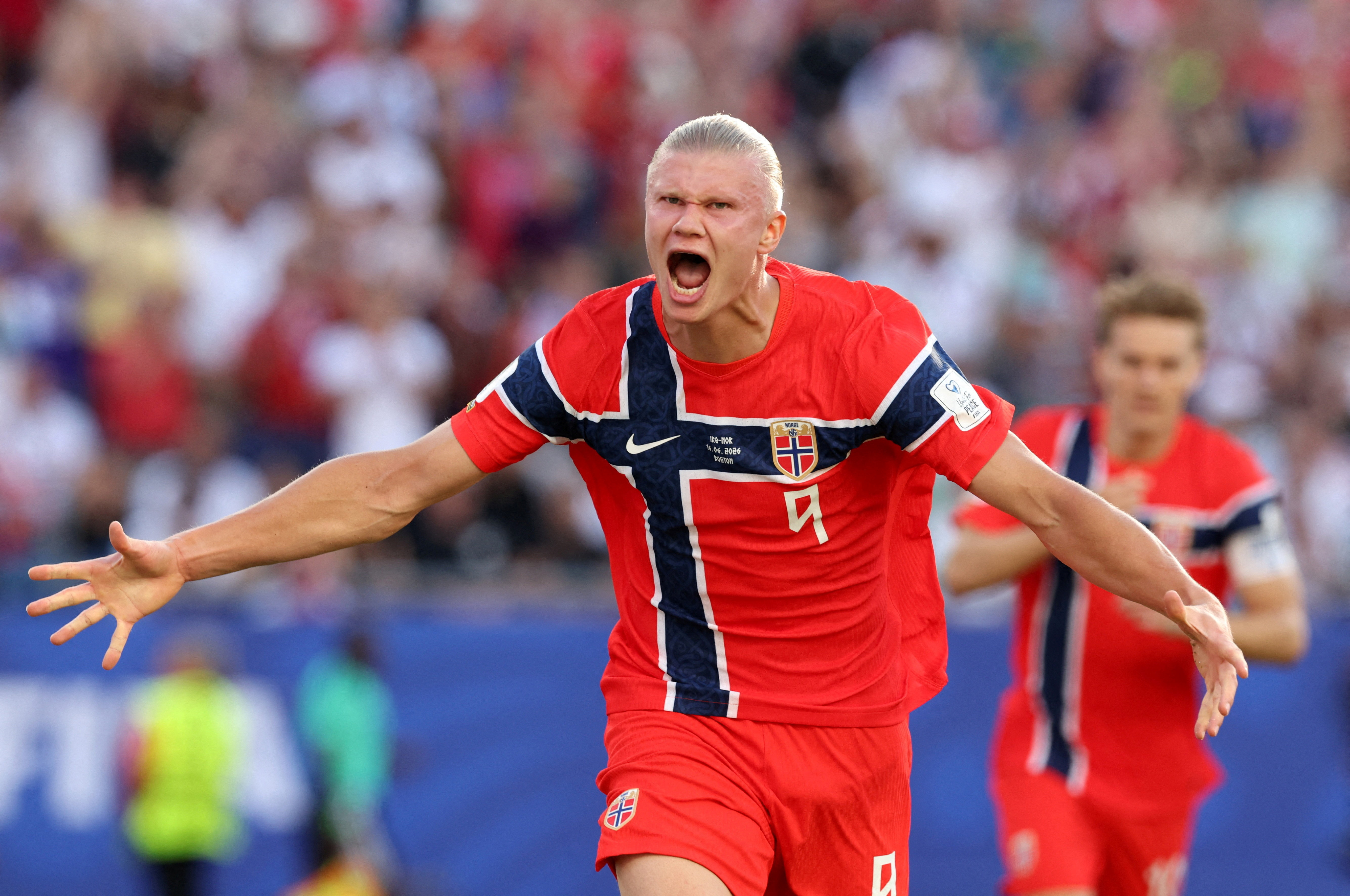 サッカー＝ハーランド、W杯デビューで2発 ノルウェーがイラクに快勝