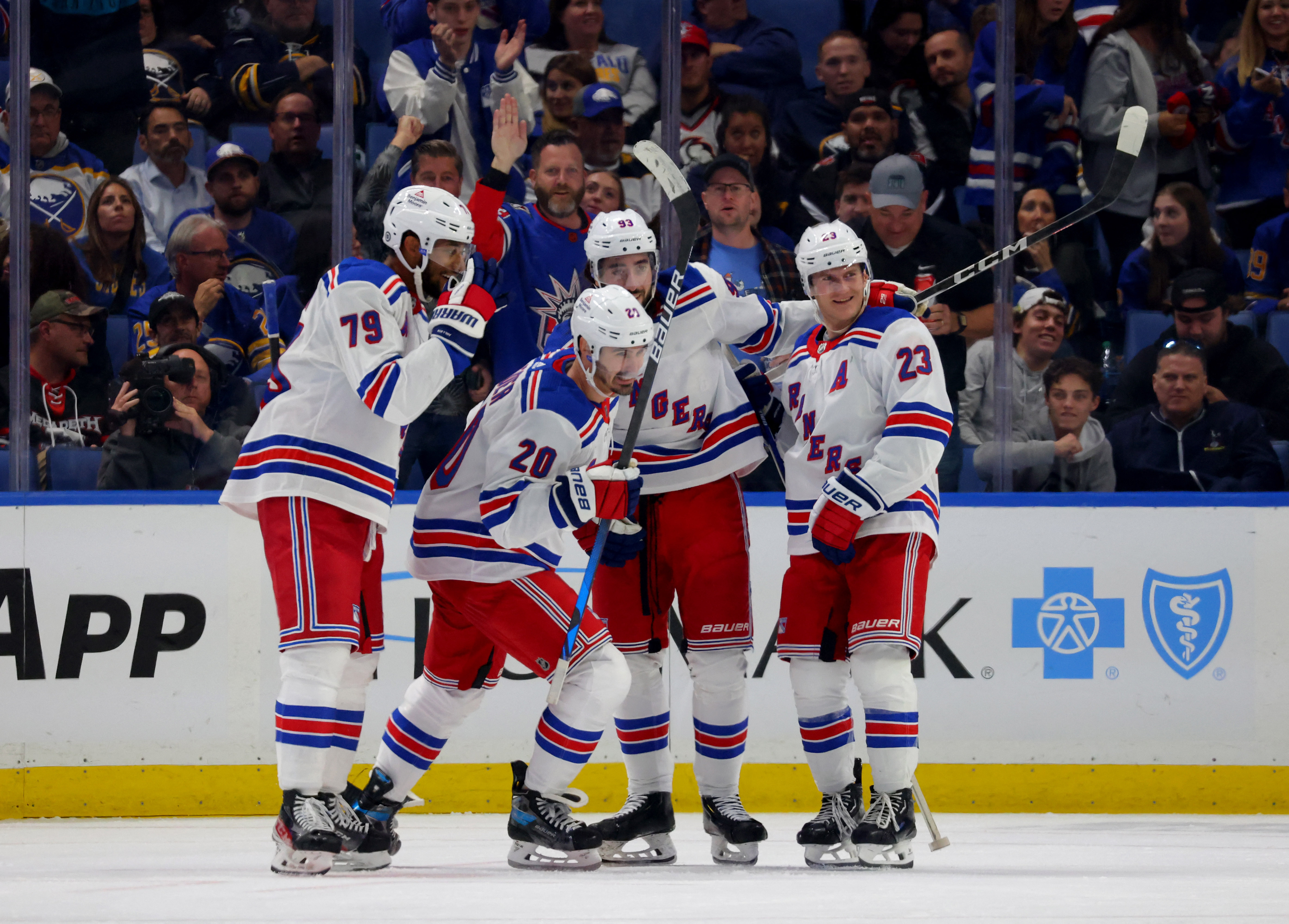 The Rangers and The Sabres played the first sporting event after 9