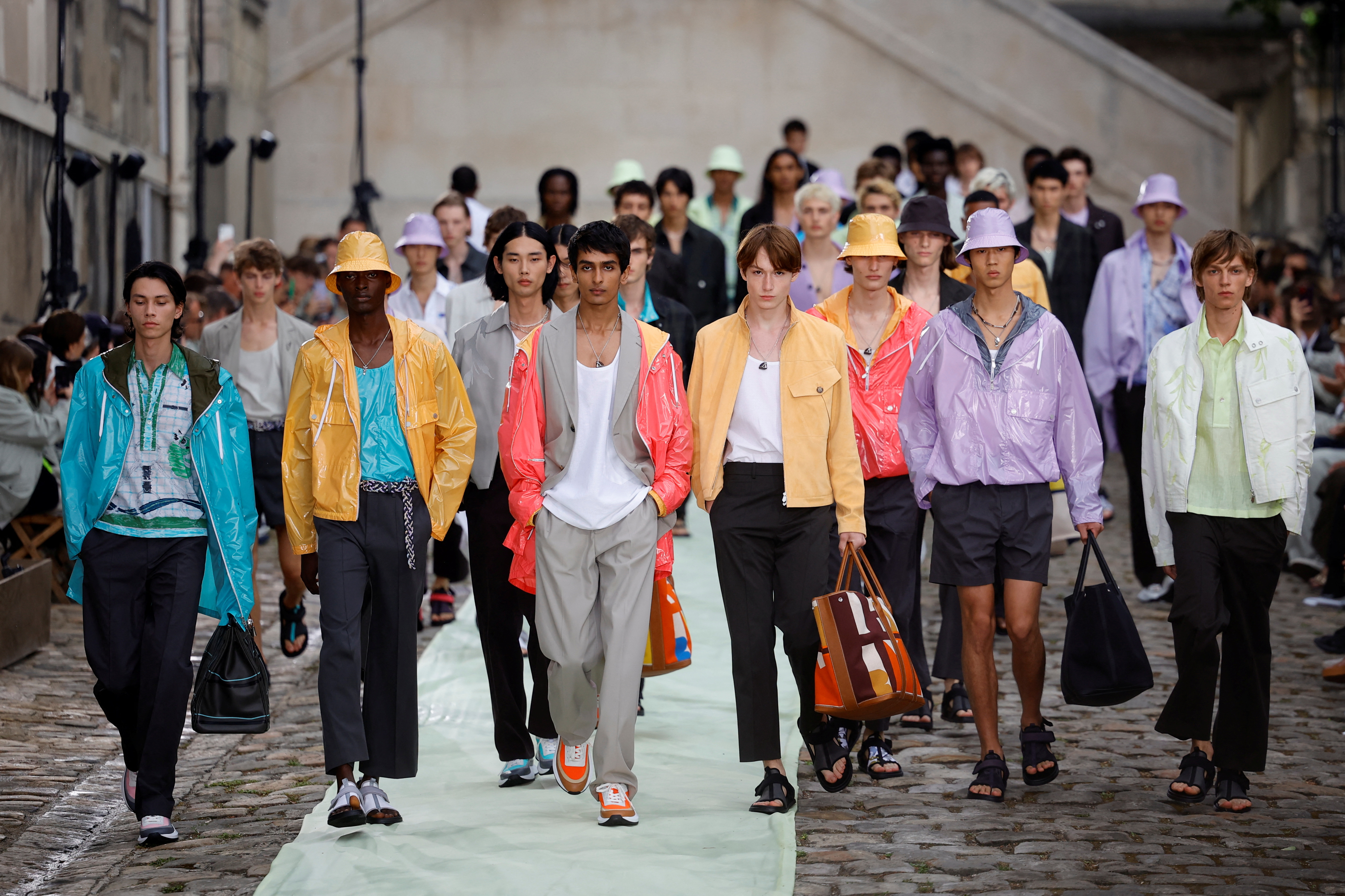 Hermes collection show during Men's Fashion Week in Paris