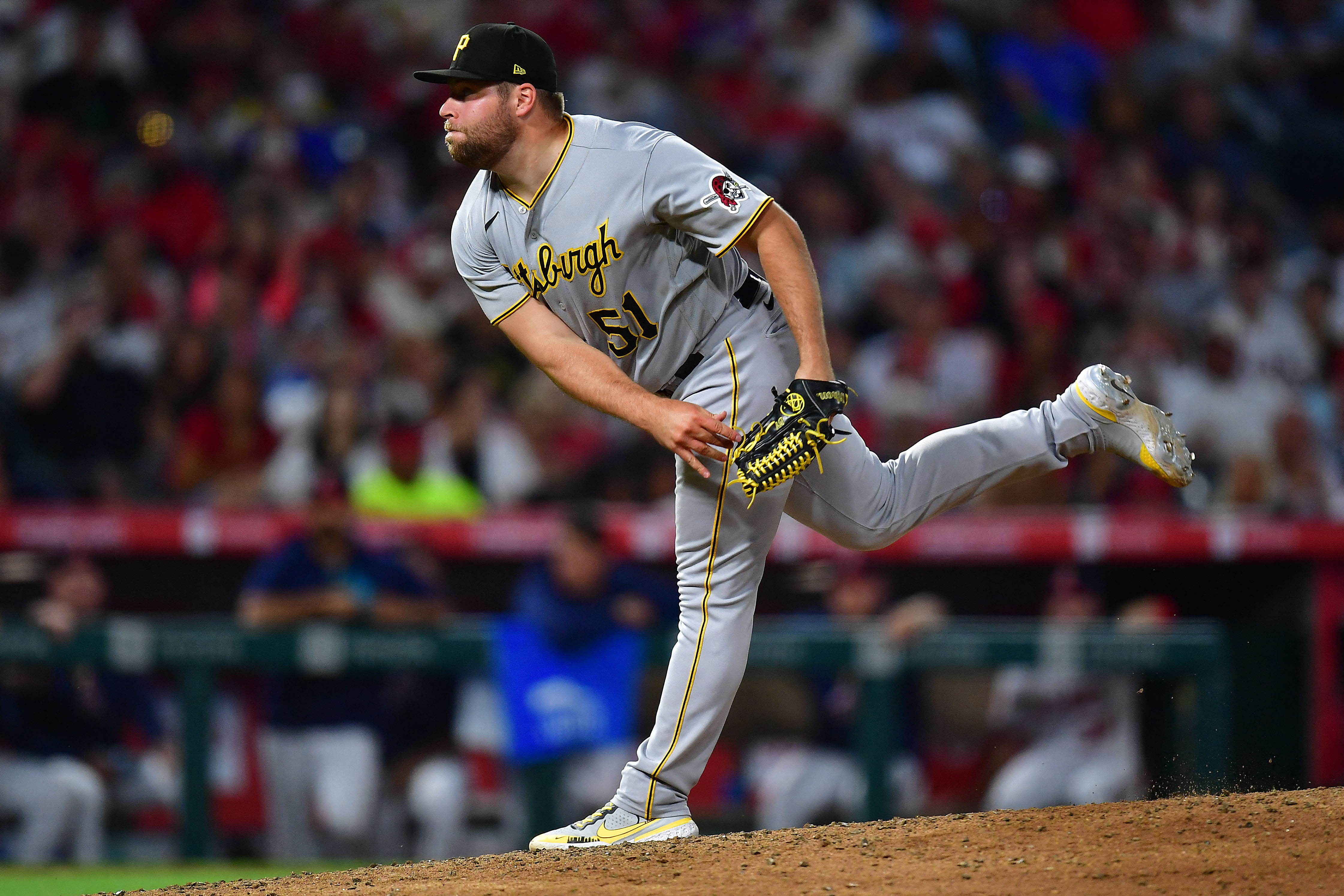 Five Pirates pitchers combine to stymie Angels