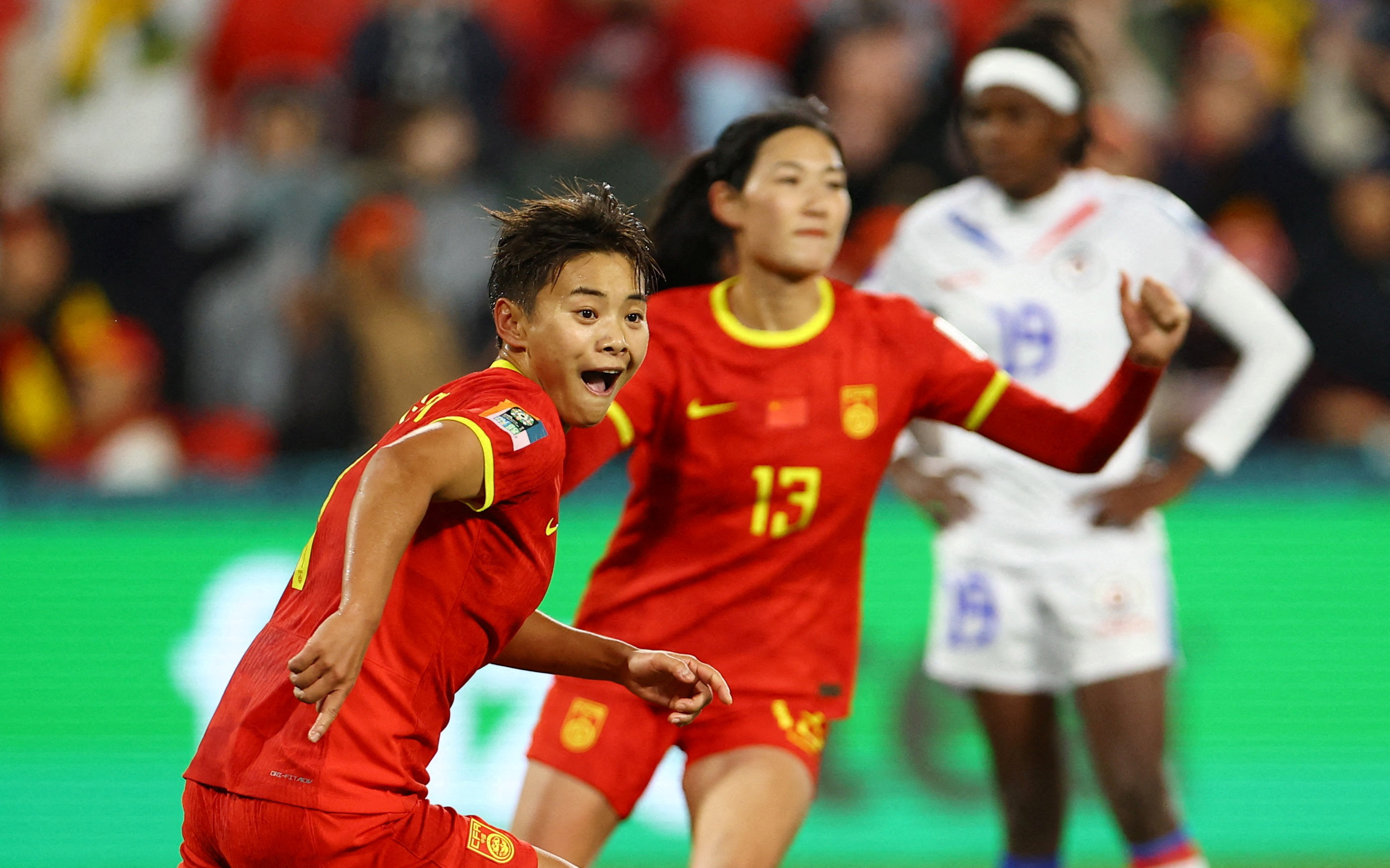 Wang keeps 10player China's World Cup dreams alive in Haiti win Reuters