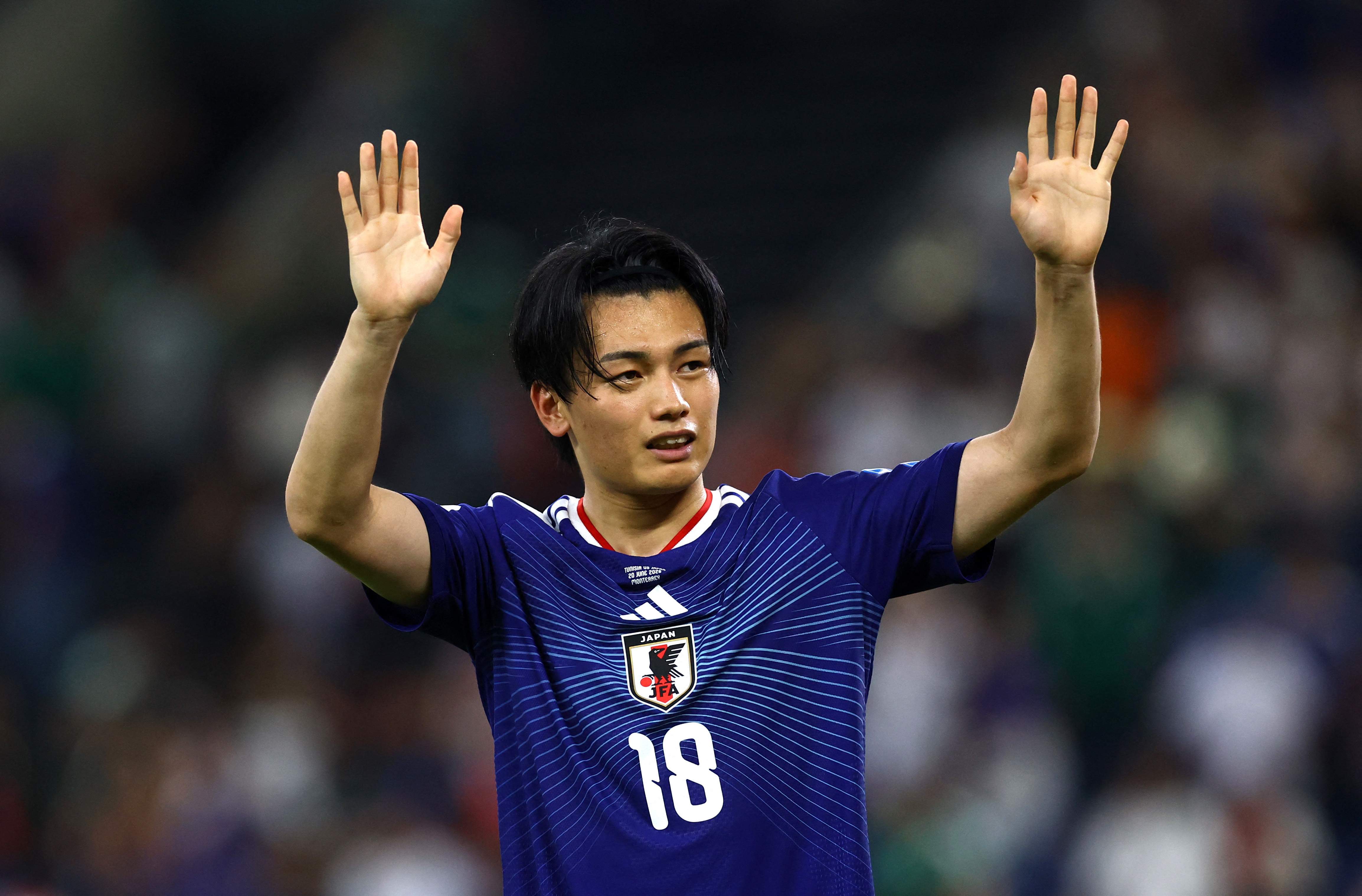 Japan's firepower comes to the fore as Ueda bags a double at World