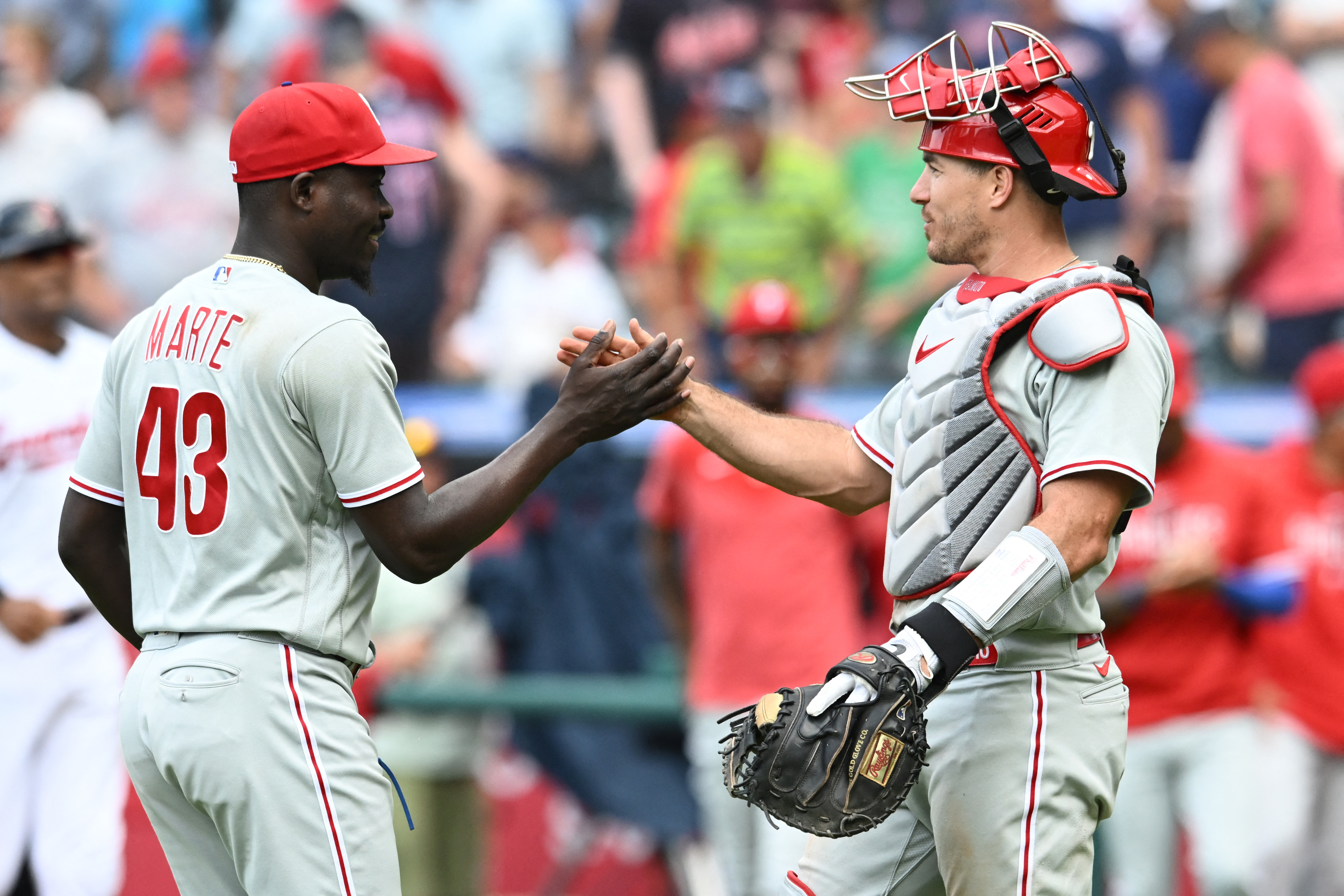 Bryce Harper, Phillies beat Guardians in 10 innings to avoid sweep