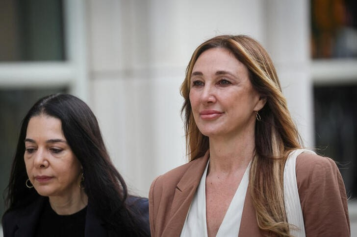 Nicole Daedone, founder and former CEO of OneTaste Inc., arrives for a hearing at the Brooklyn Federal Courthouse in Brooklyn, New York