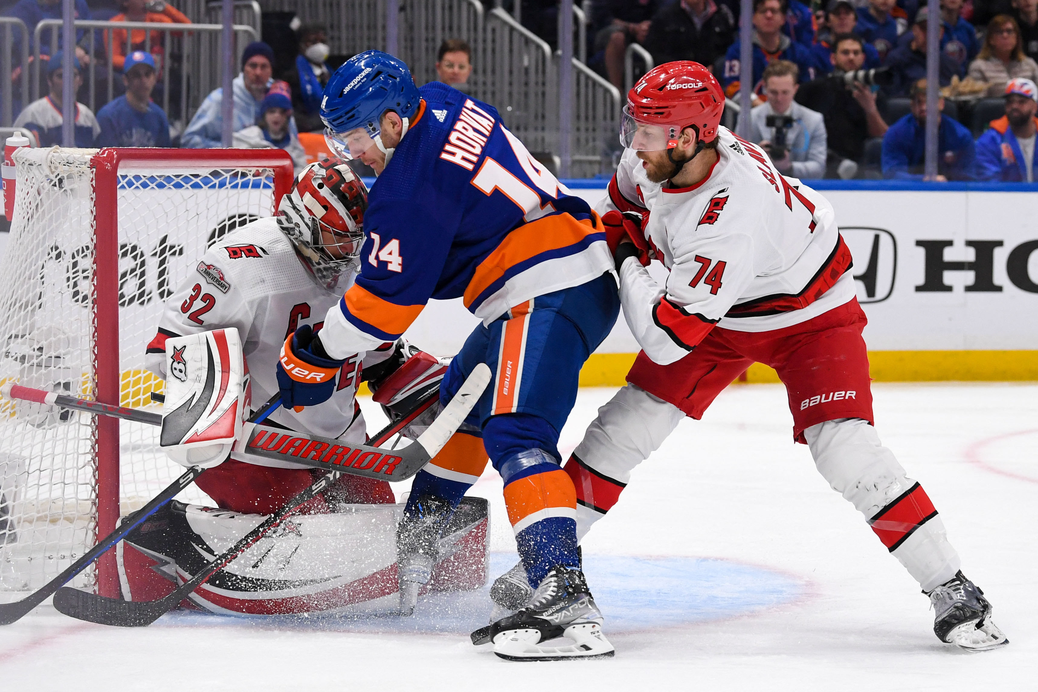 Hurricanes score early, often to top Islanders Reuters