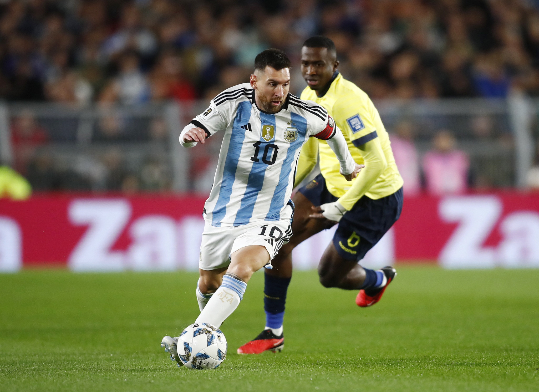Messi magic earns Argentina win over Ecuador in World Cup qualifier Reuters