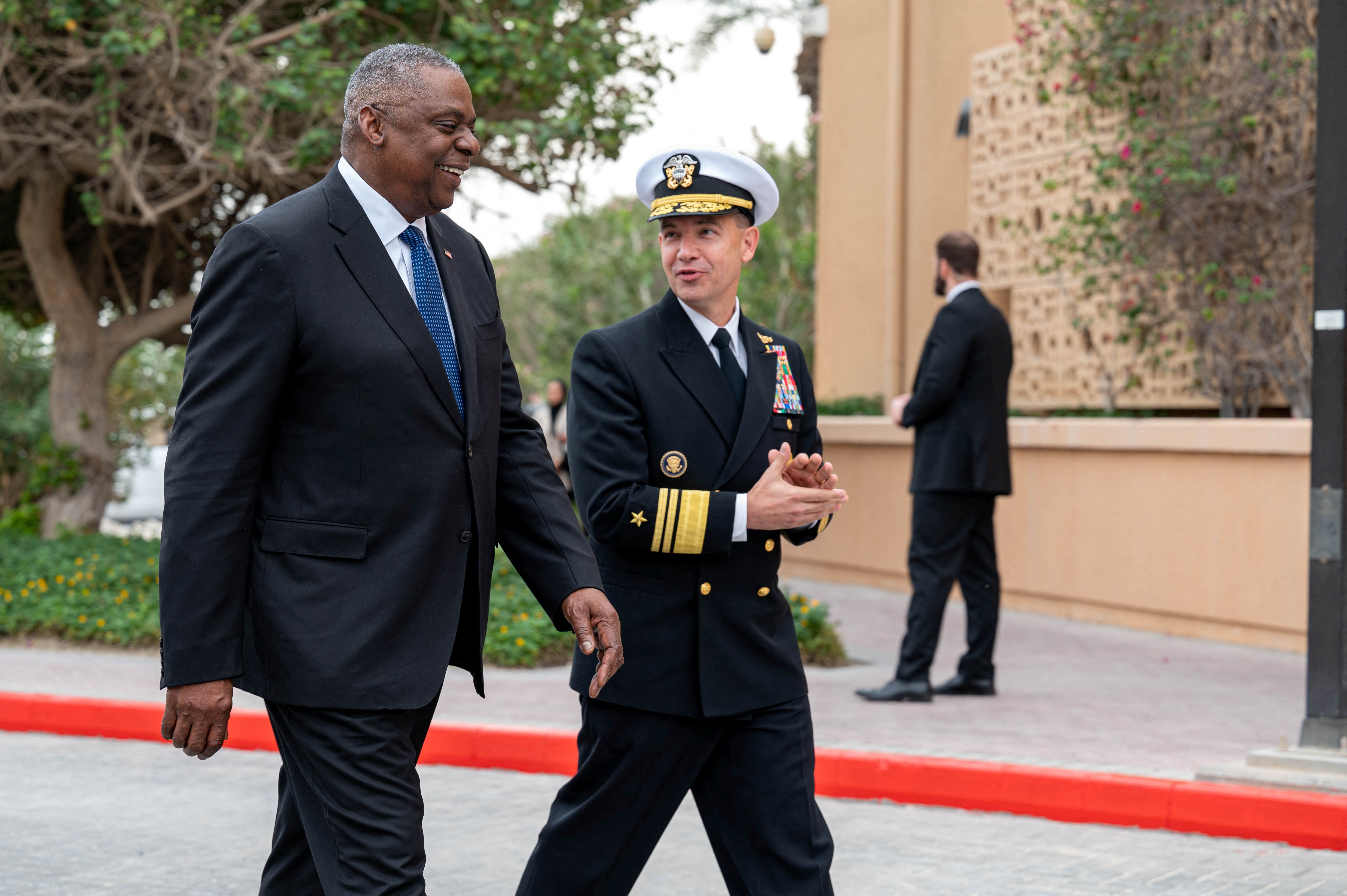 U.S. Secretary of Defense Lloyd Austin visits NAVCENT in Bahrain