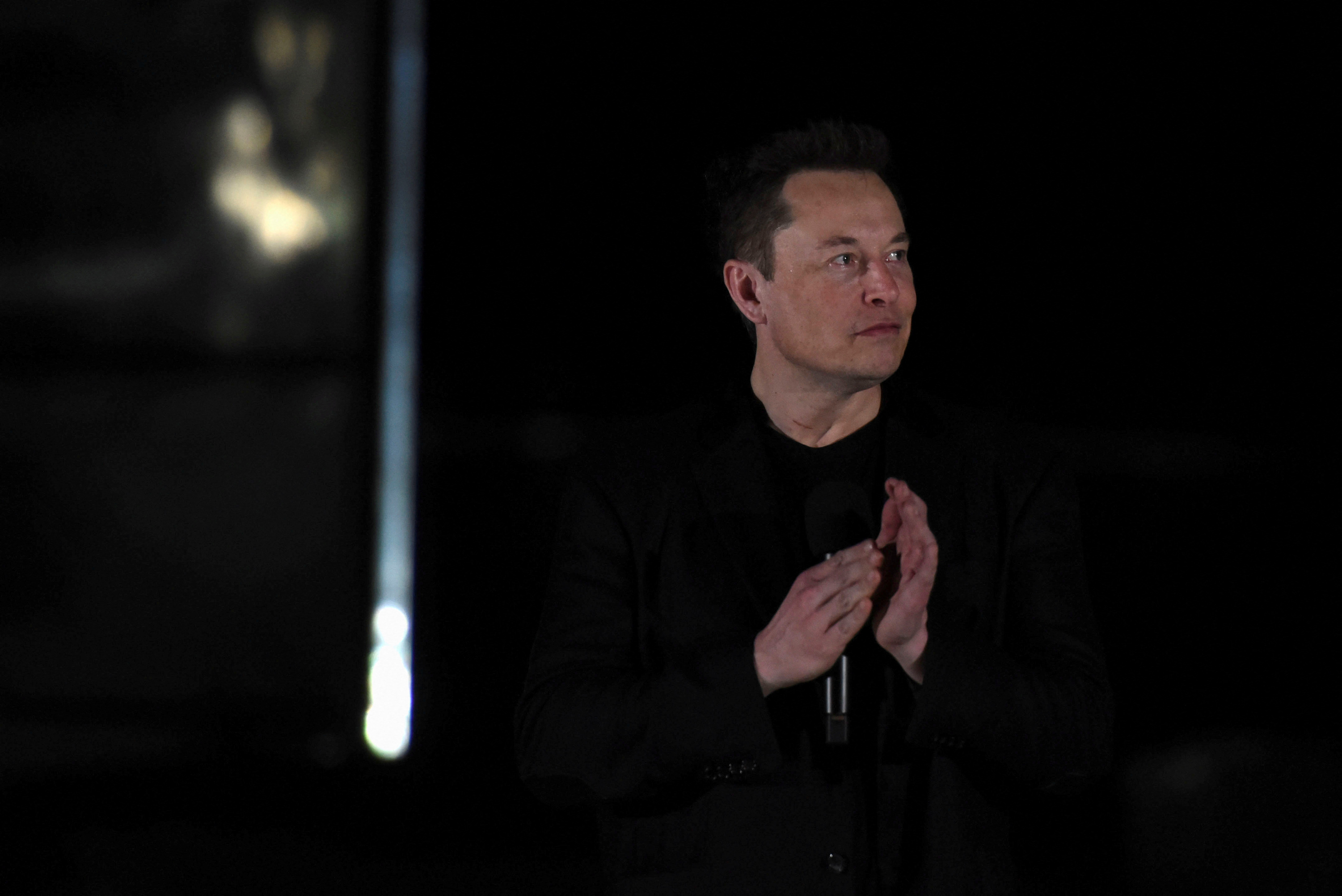 SpaceX's Elon Musk gives an update on the company's Mars rocket Starship in Boca Chica