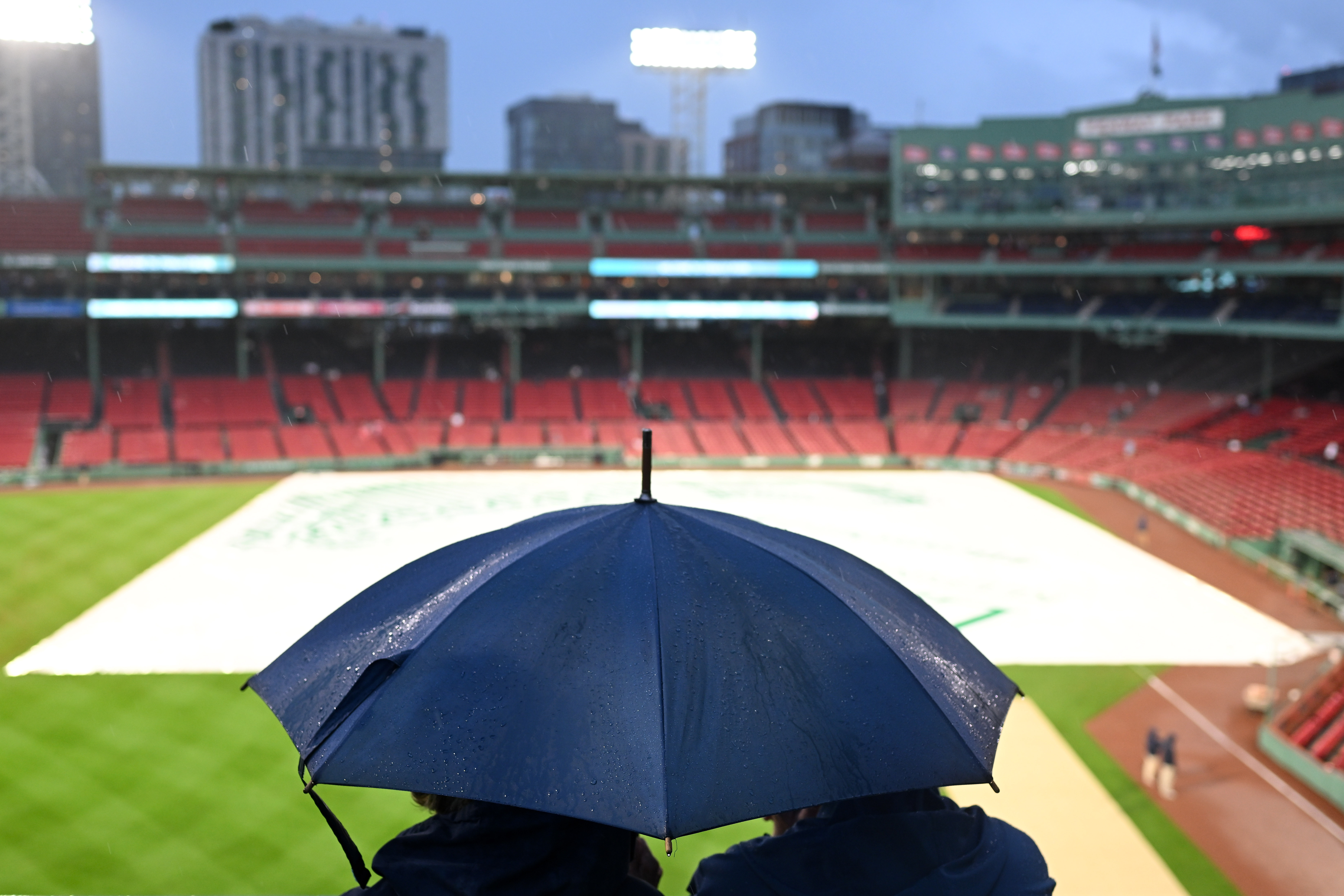 Red Sox dominance over Yankees comes to an end in rain