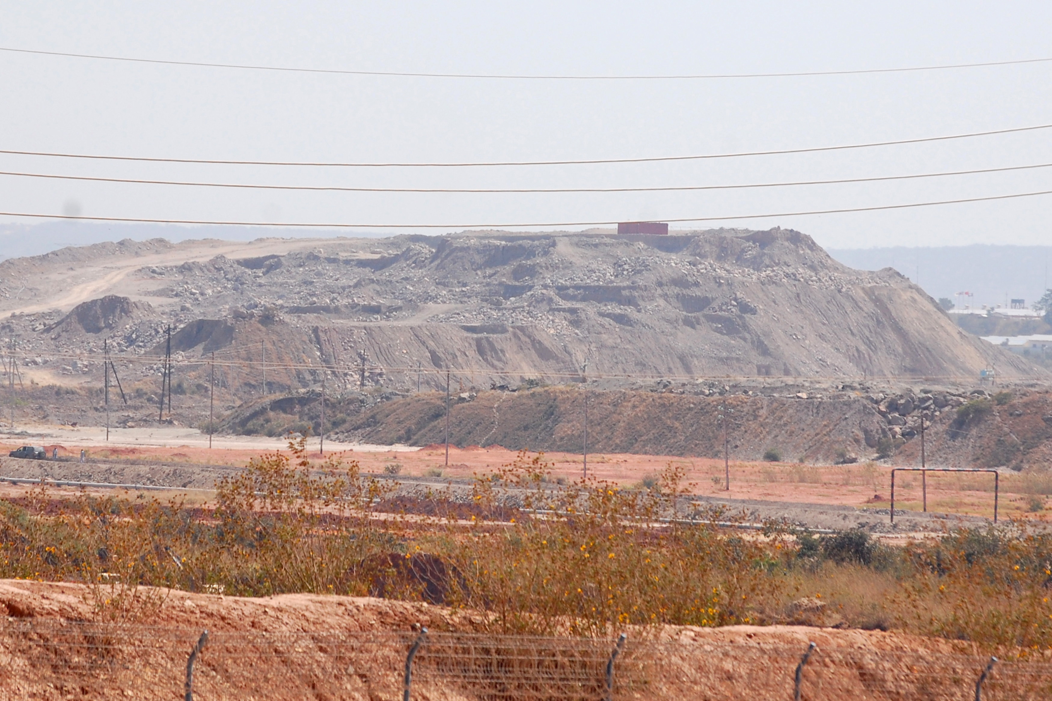 A copper and cobalt mine run by Sicomines is seen in Kolwezi