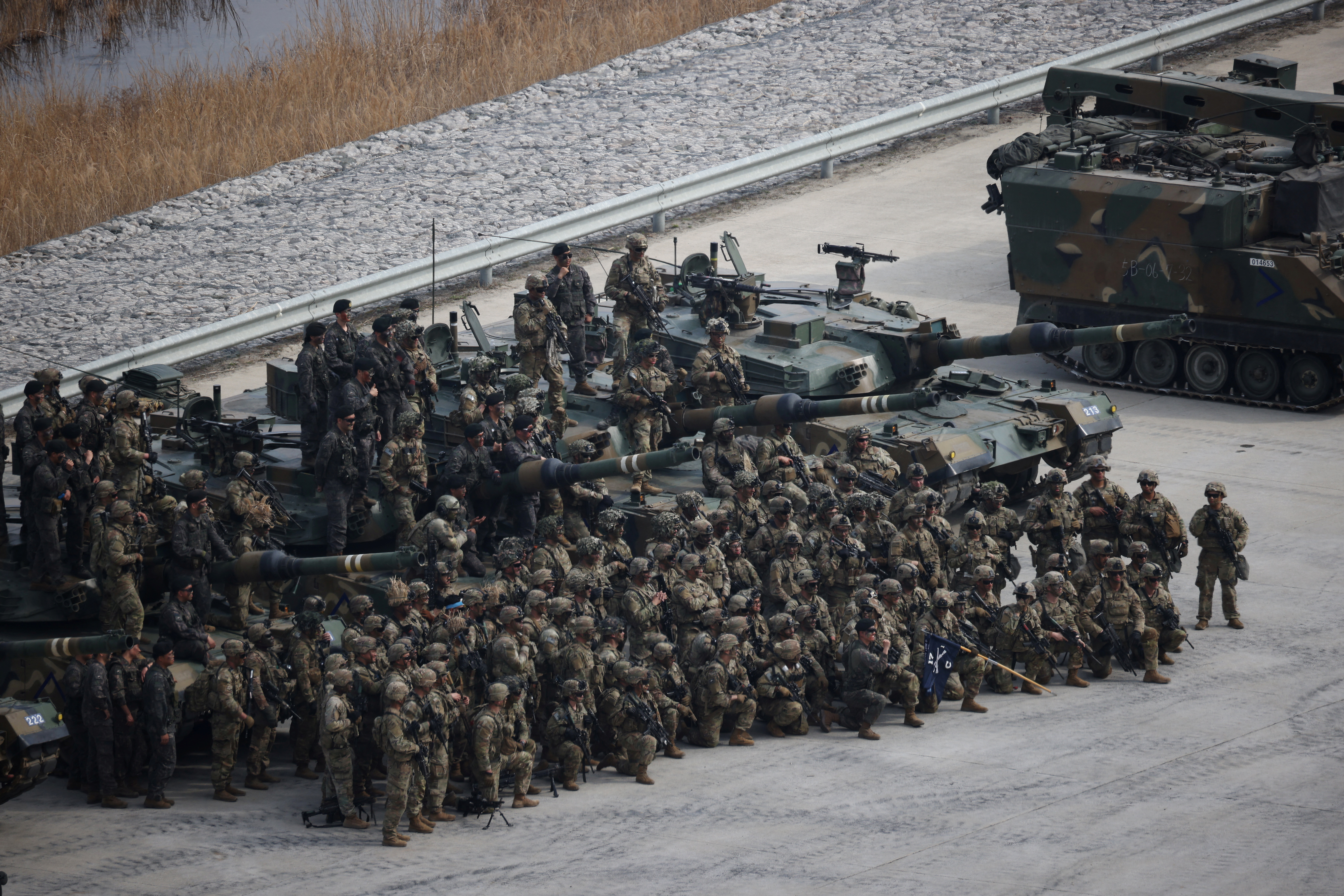 US and South Korean troops hold live-fire drills in Pocheon