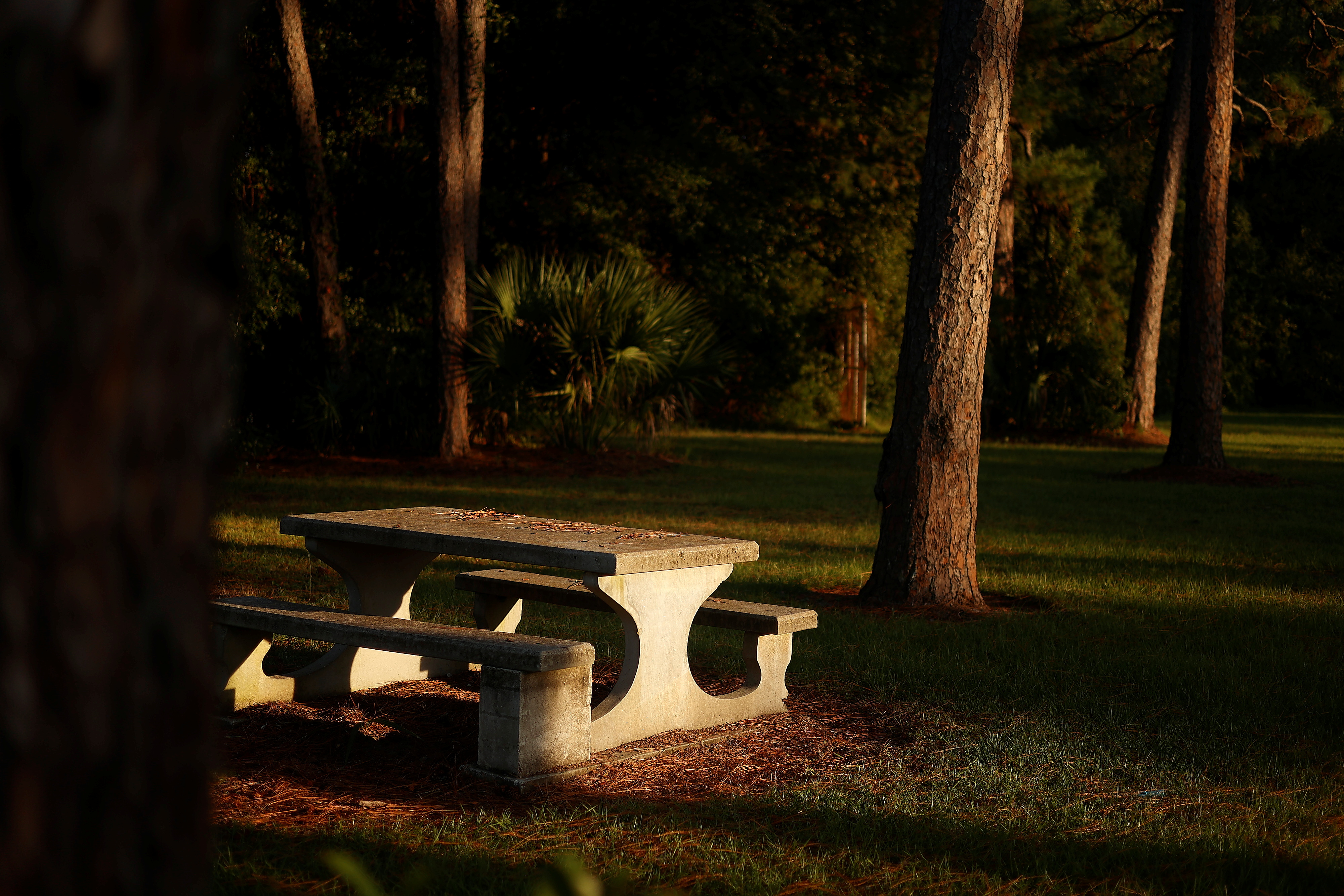 Madge Merritt Park, where Ahmaud Arbery would often spend time alone, within walking distance of his father’s house, seen in Brunswick, Georgia, U.S. October 11, 2021.    REUTERS/Christopher Aluka Berry 