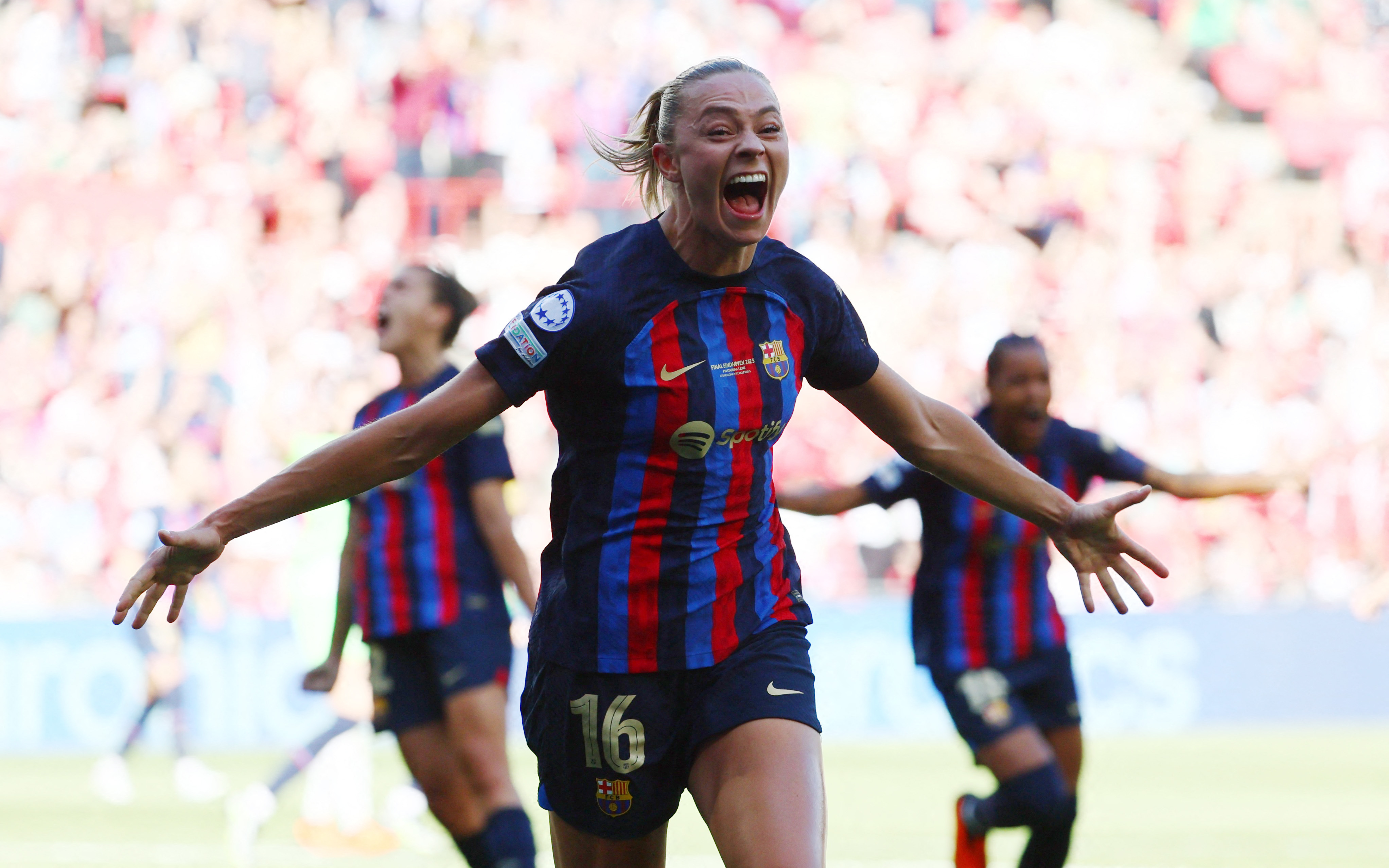 2023 UEFA Women's Champions League Final: Barcelona beat Wolfsburg 3-2 to  win their second Champions League title