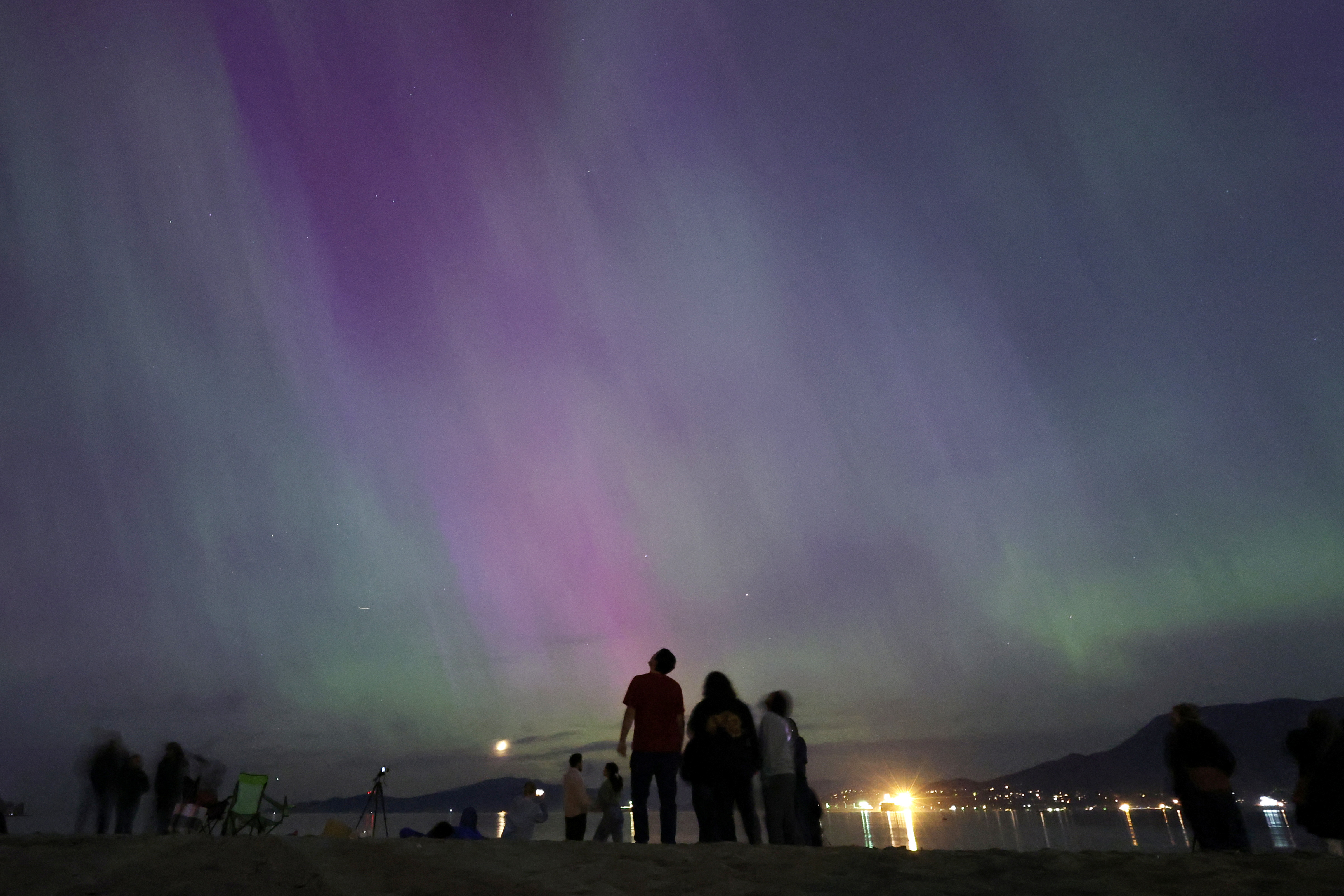 The aurora borealis, also known as the 