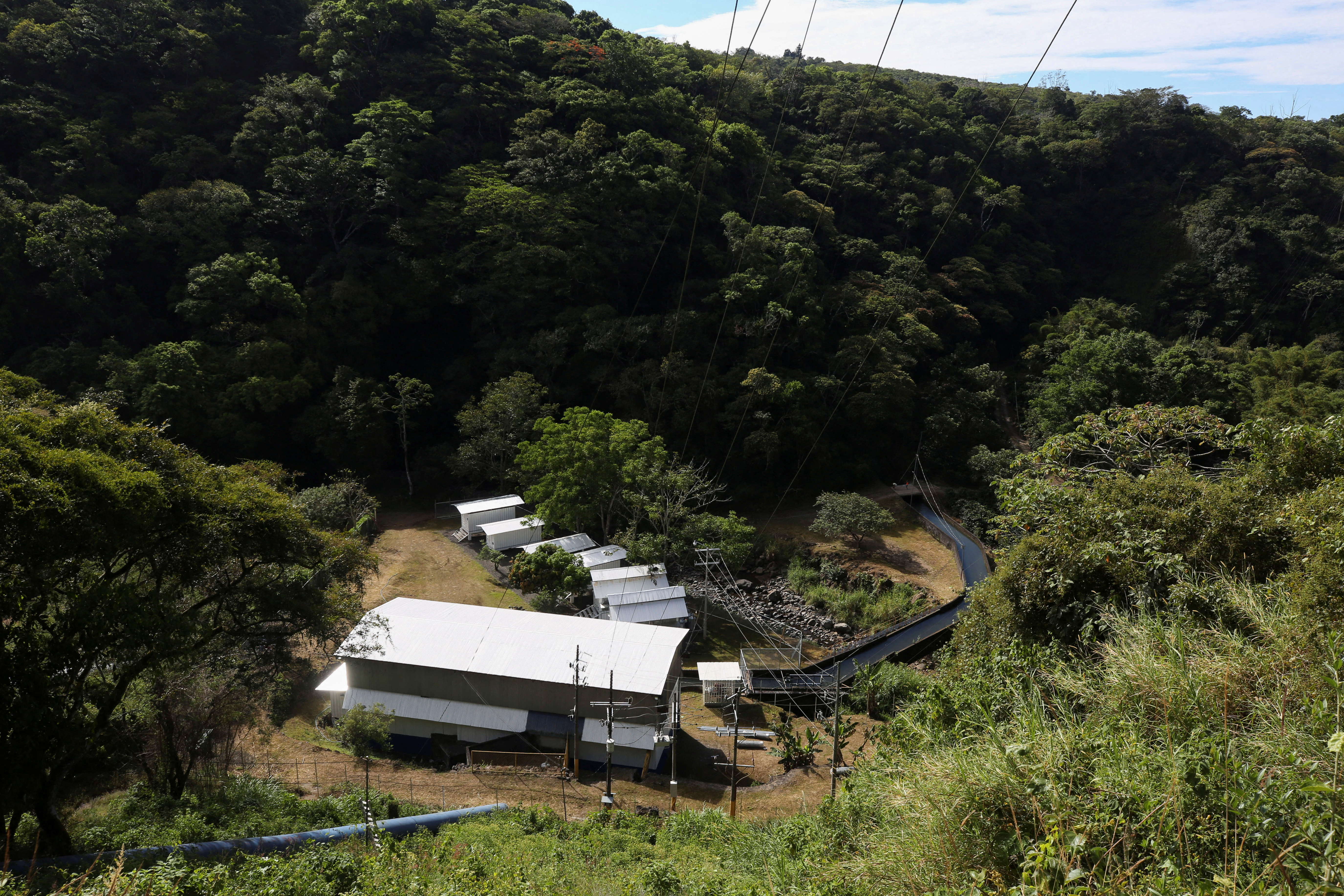A general view of the Poas I hydroelectric plant, which provides energy to the computers of Data Center CR used for cryptocurrency mining, in Alajuela, Costa Rica January 8, 2022. Picture taken January 8, 2022. REUTERS/Mayela Lopez 