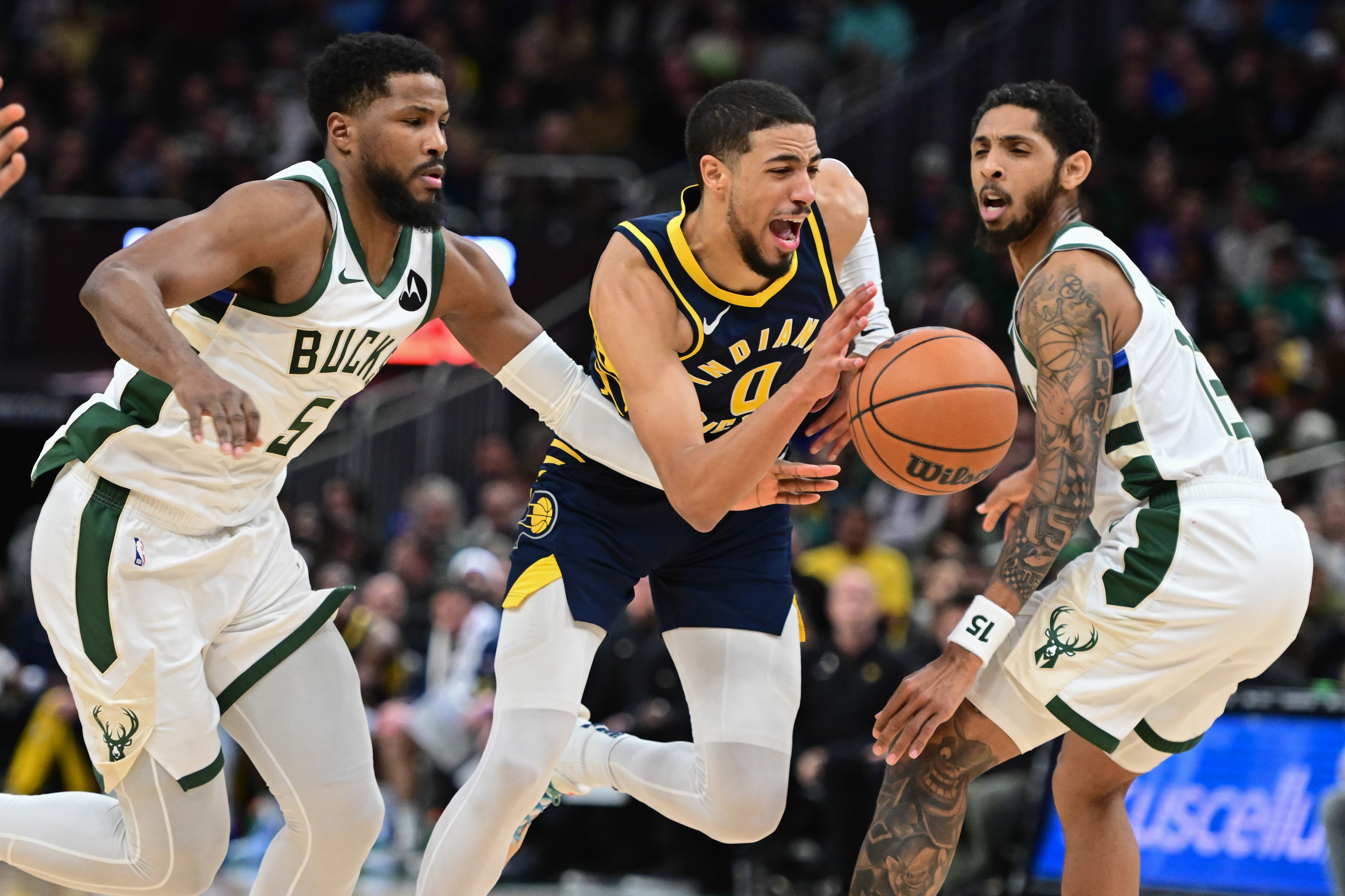 Giannis Antetokounmpo drops career-high 64 points as post-game scuffle mars Milwaukee  Bucks victory over the Indiana Pacers