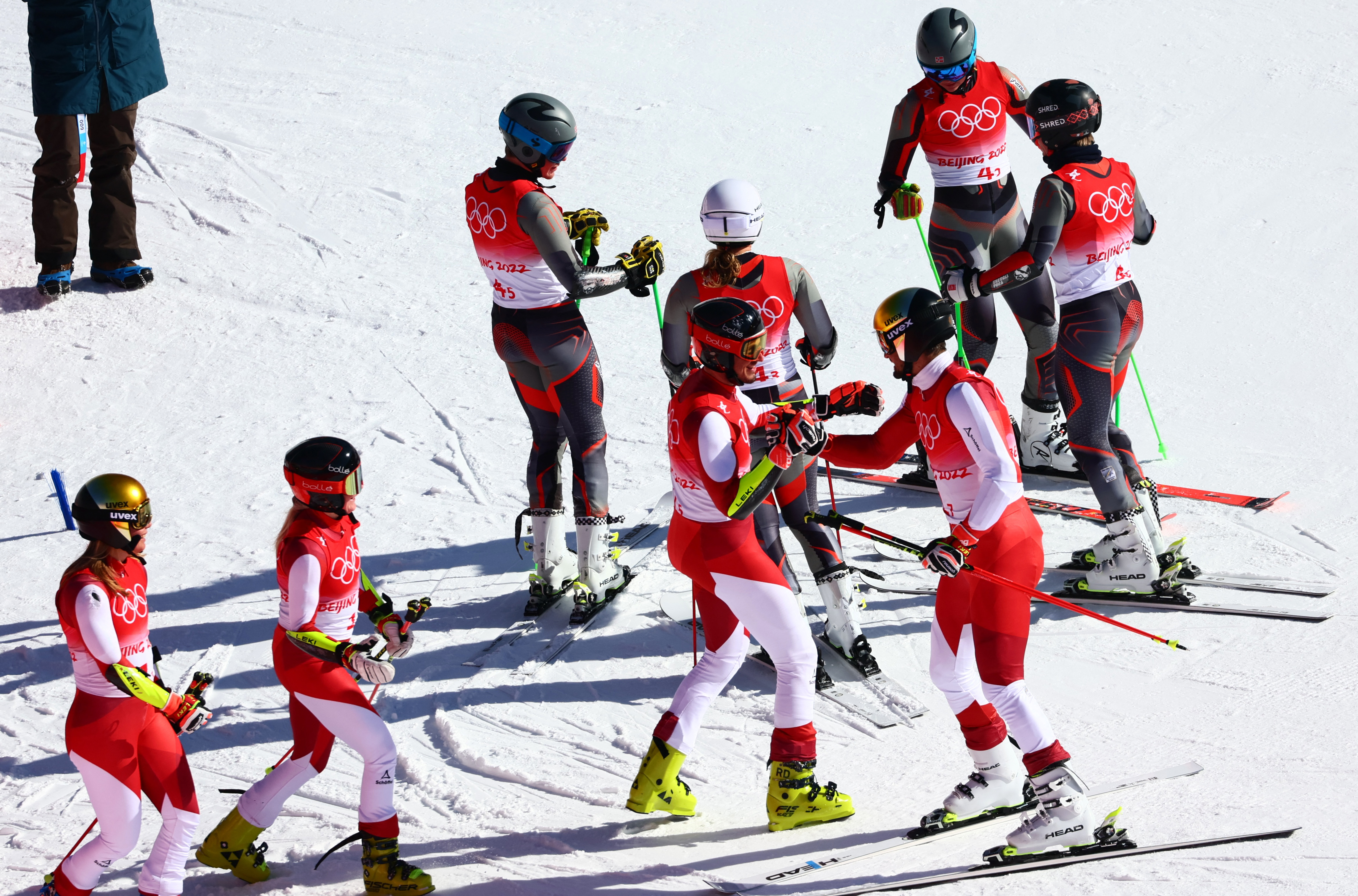 Alpine Skiing - Mixed Team Parallel 1/2 Finals