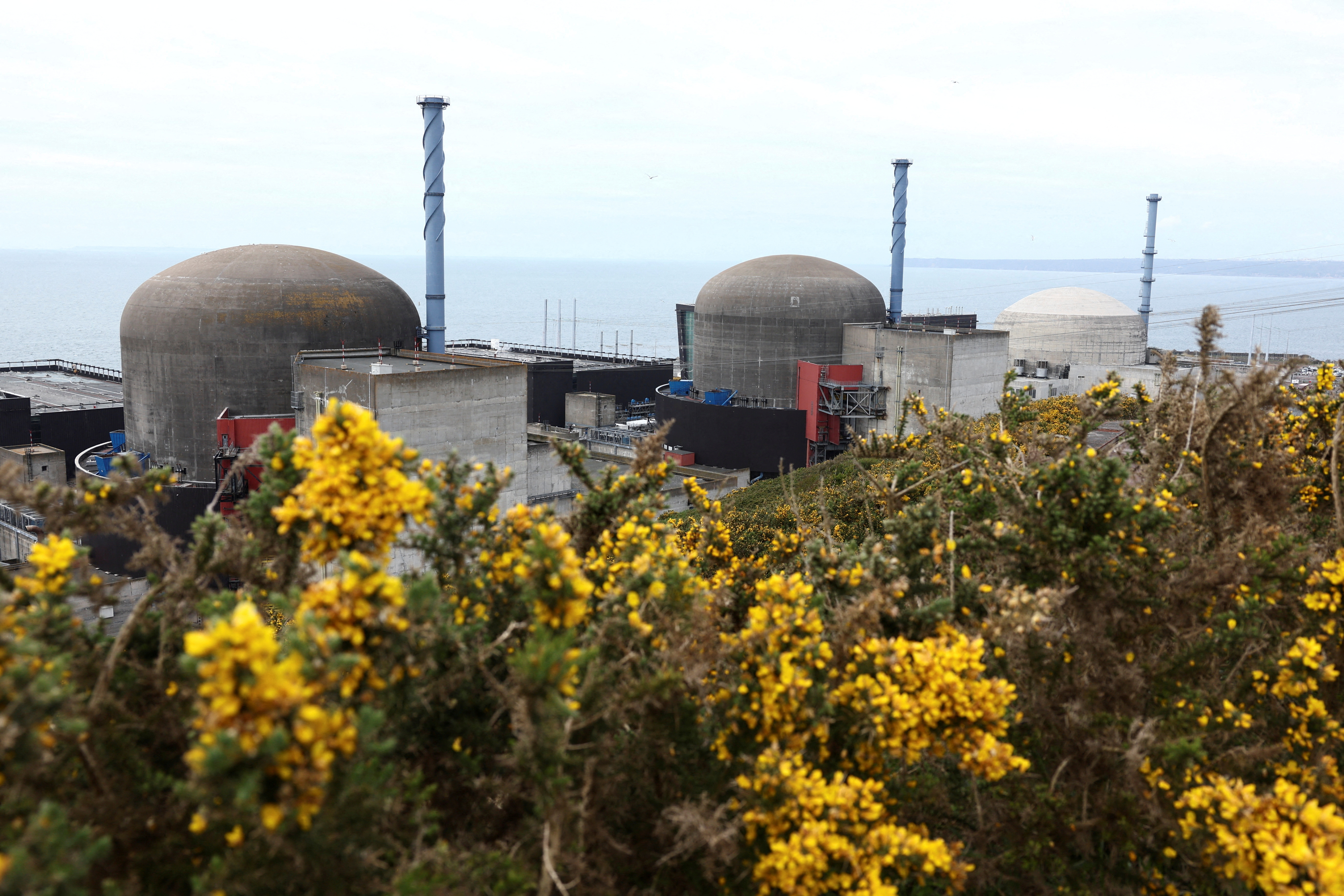 The Flamanville 3 Nuclear Power Plant (EPR) in northwestern France