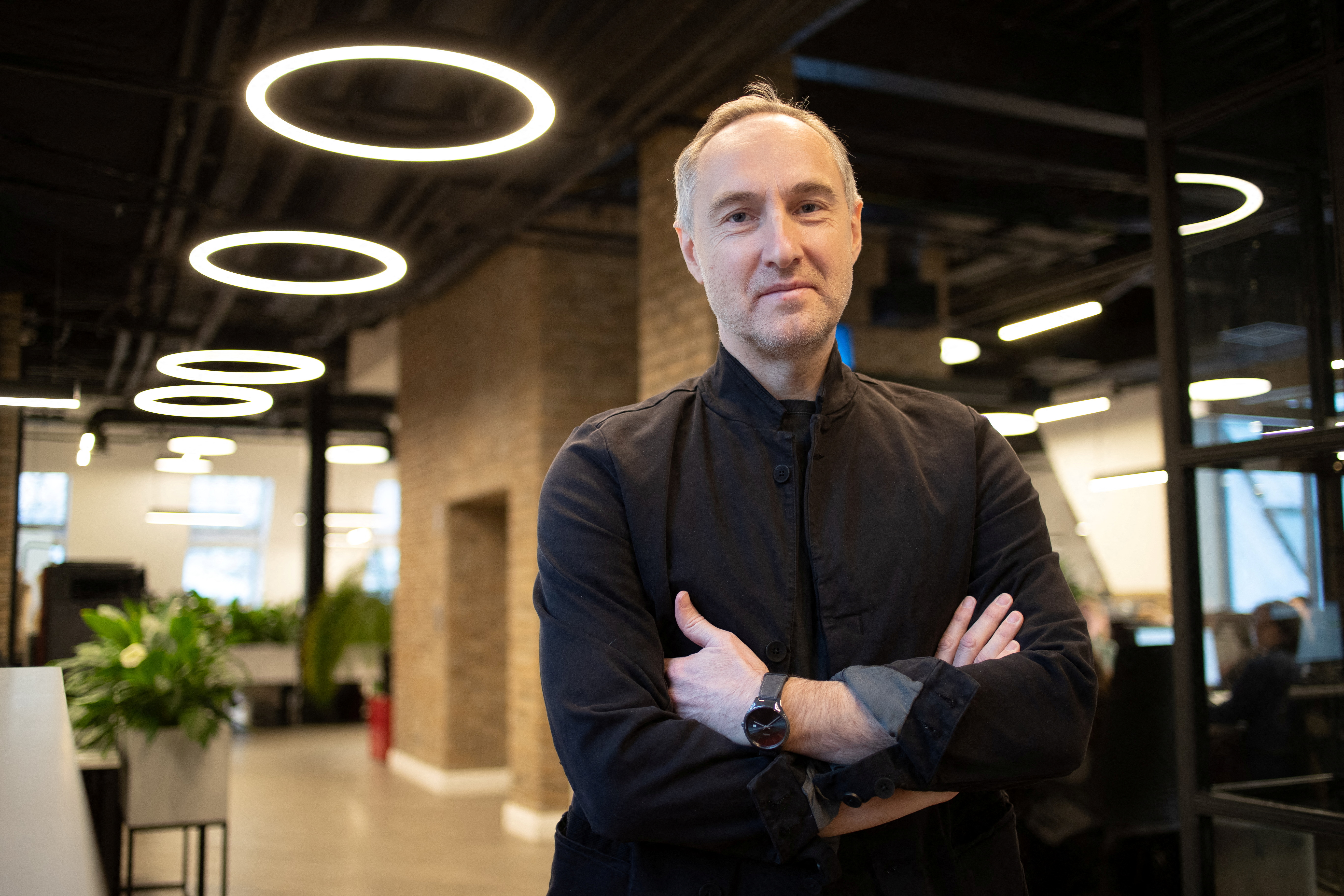 Mikhail Urzhumtsev, CEO of Melon Fashion Group, poses for a photo at the company's headquarters in Saint Petersburg