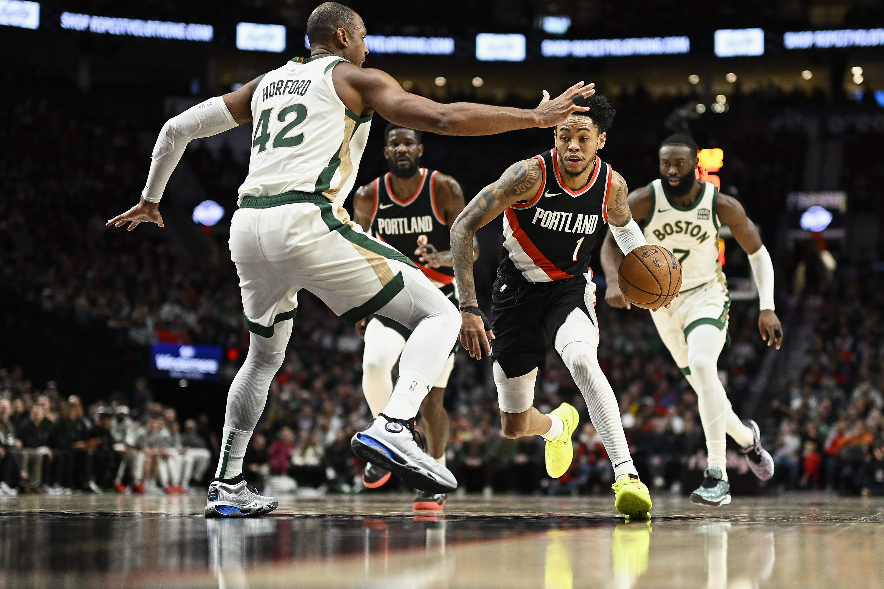 Jaylen Brown, Celtics Race Past Trail Blazers | Reuters