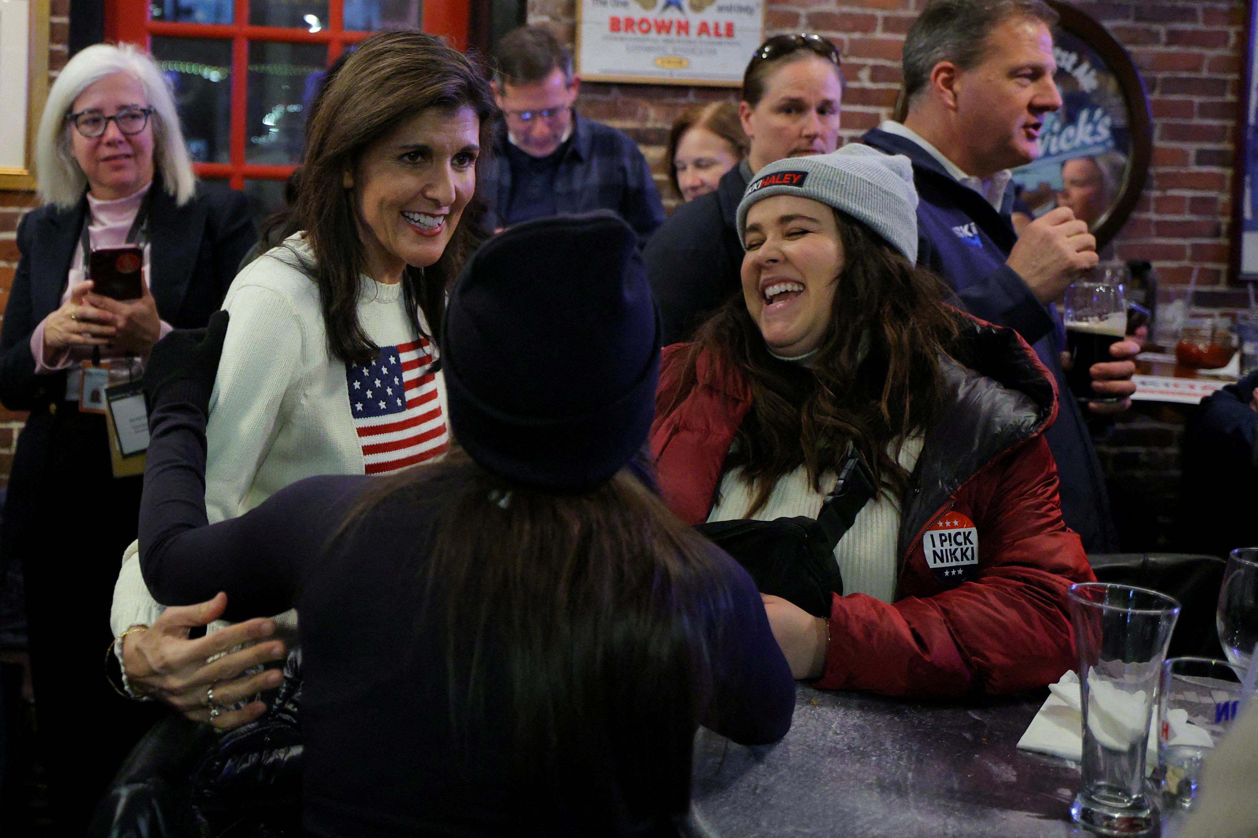 For women backing Haley, a sigh of relief at not voting for Trump