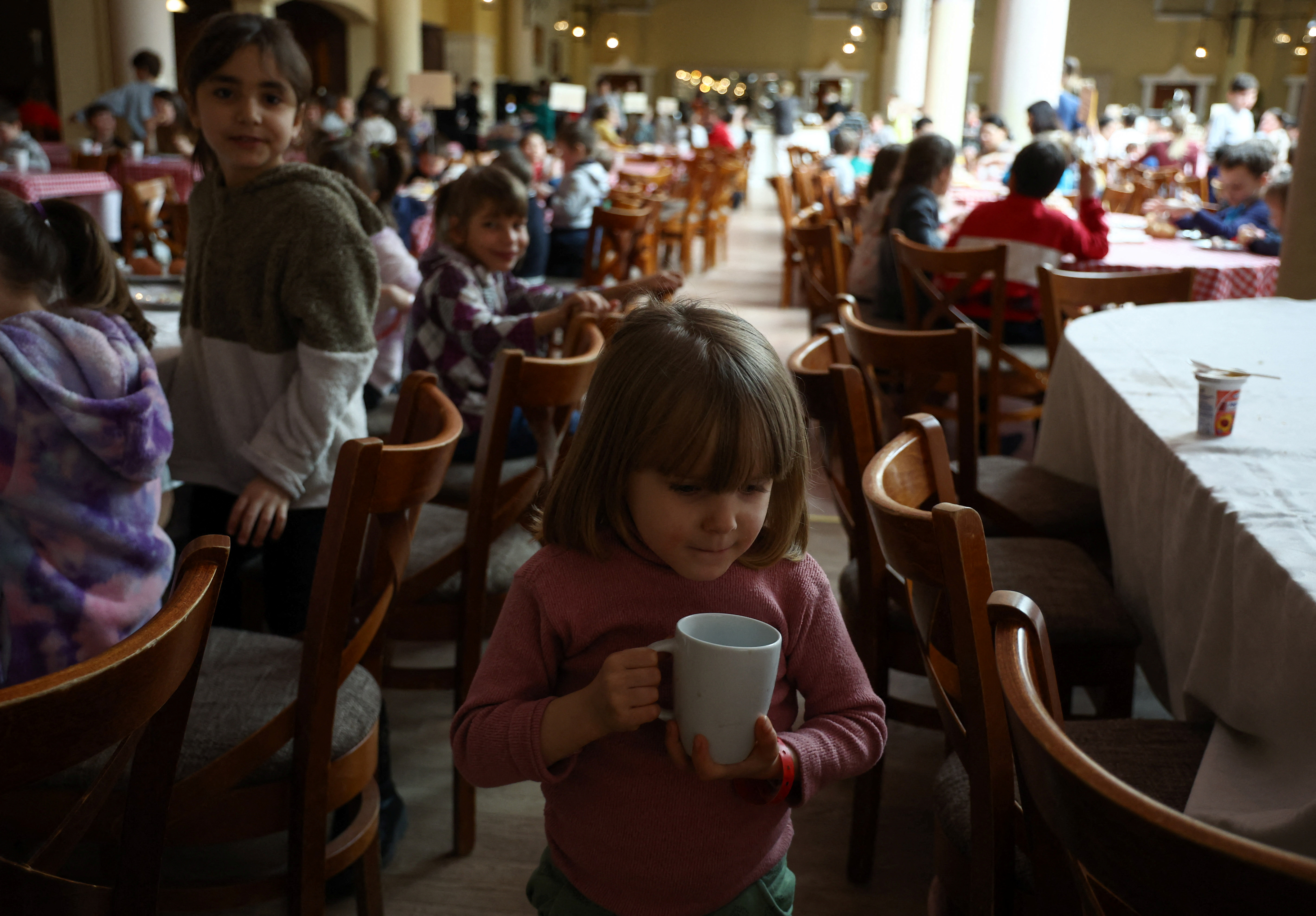 Polish hotel hosts hundreds of Ukrainian children from orphanages