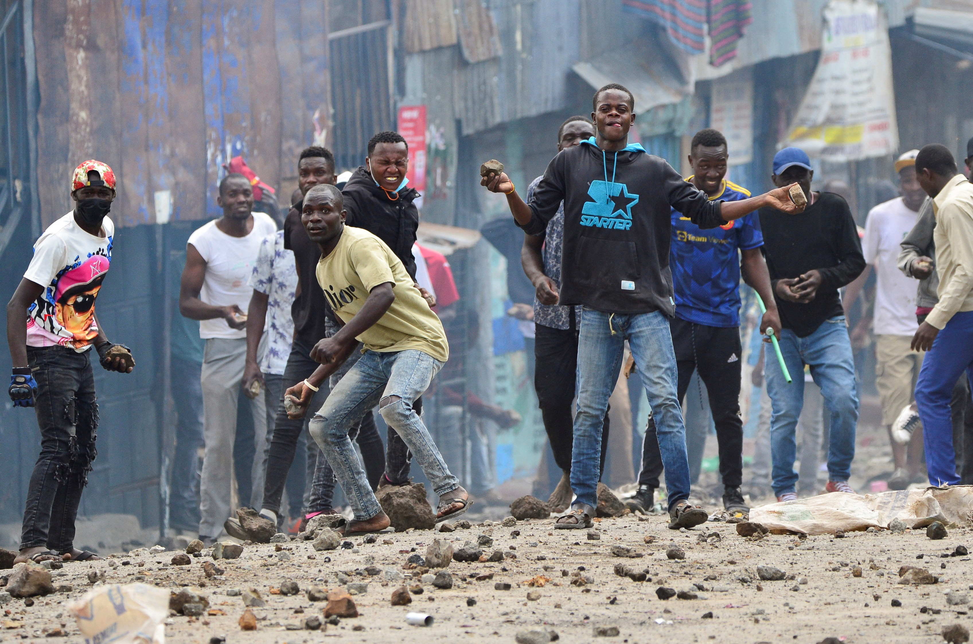 Nationwide protest over cost of living and President William Ruto's government in Nairobi