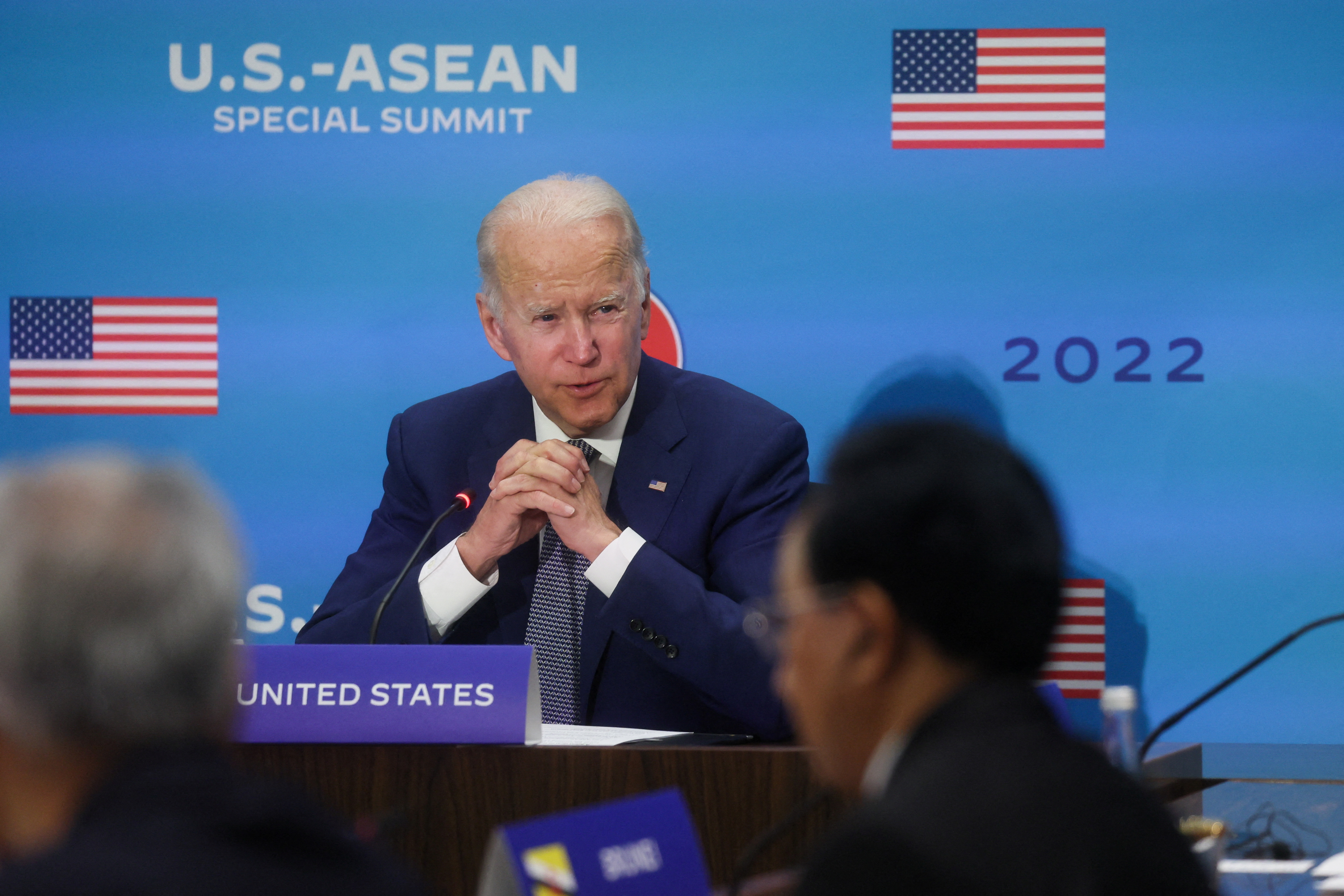 U.S. President Biden delivers remarks at the U.S.-ASEAN Special Summit, in Washington