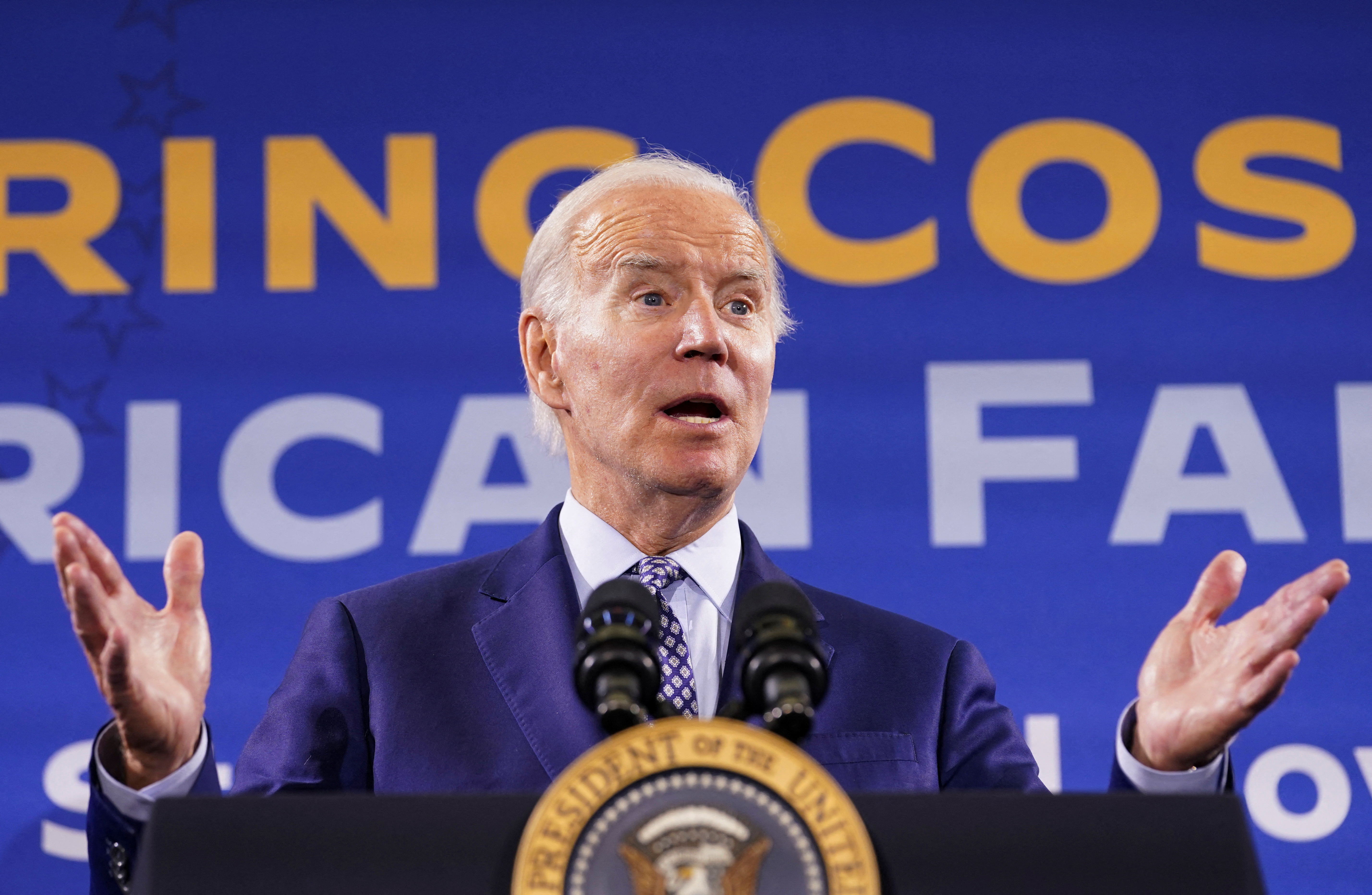 U.S. President Joe Biden campaigns ahead of midterm elections in New Mexico