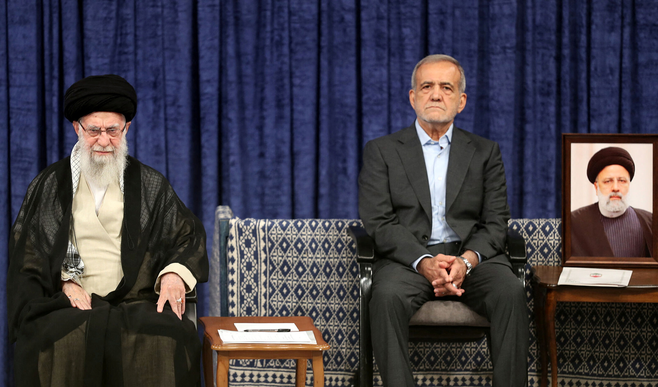 Endorsement and presentation ceremony for Iran's newly-elected president Pezeshkian, in Tehran