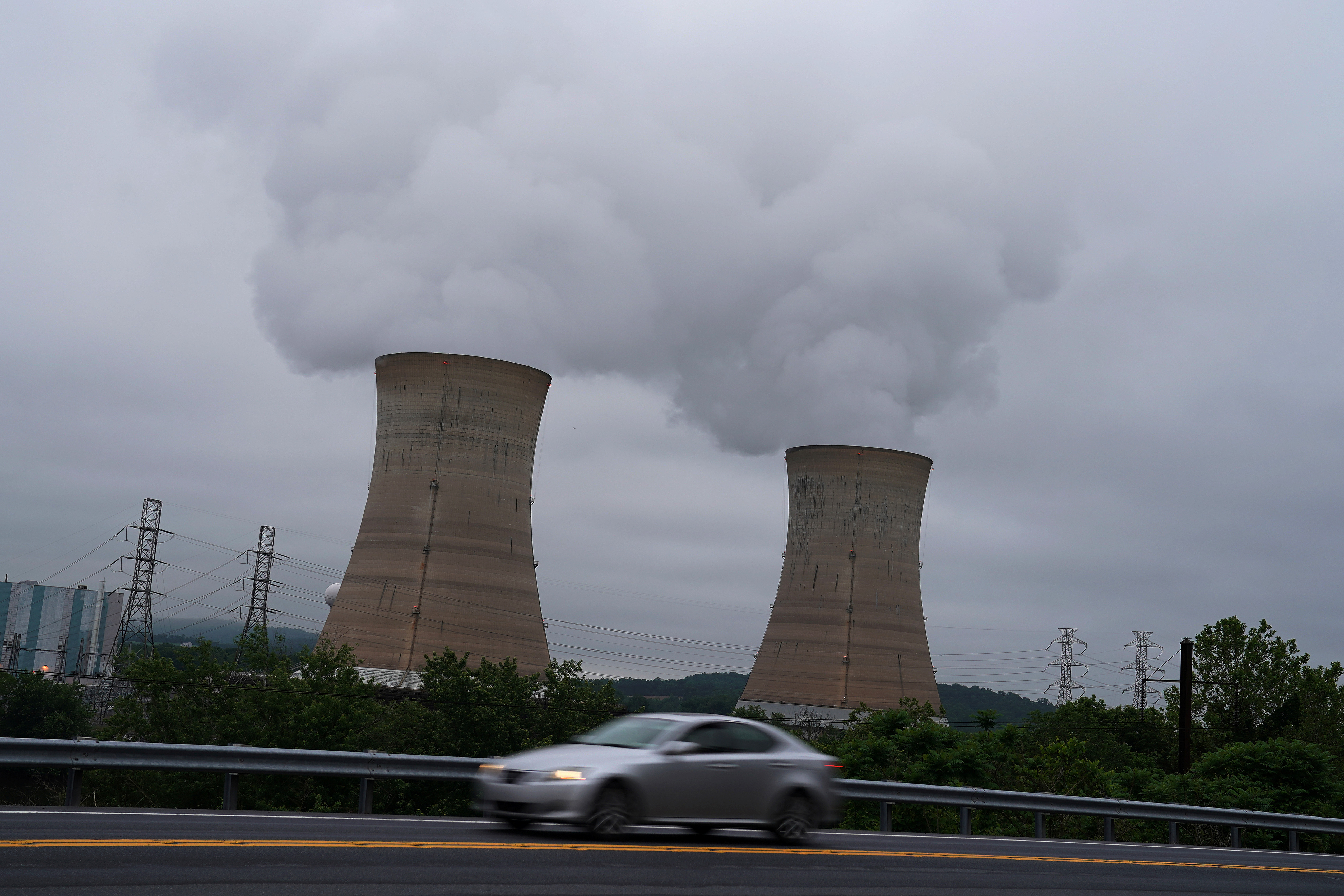 The Three Mile Island Nuclear power plant is pictured in Dauphin County