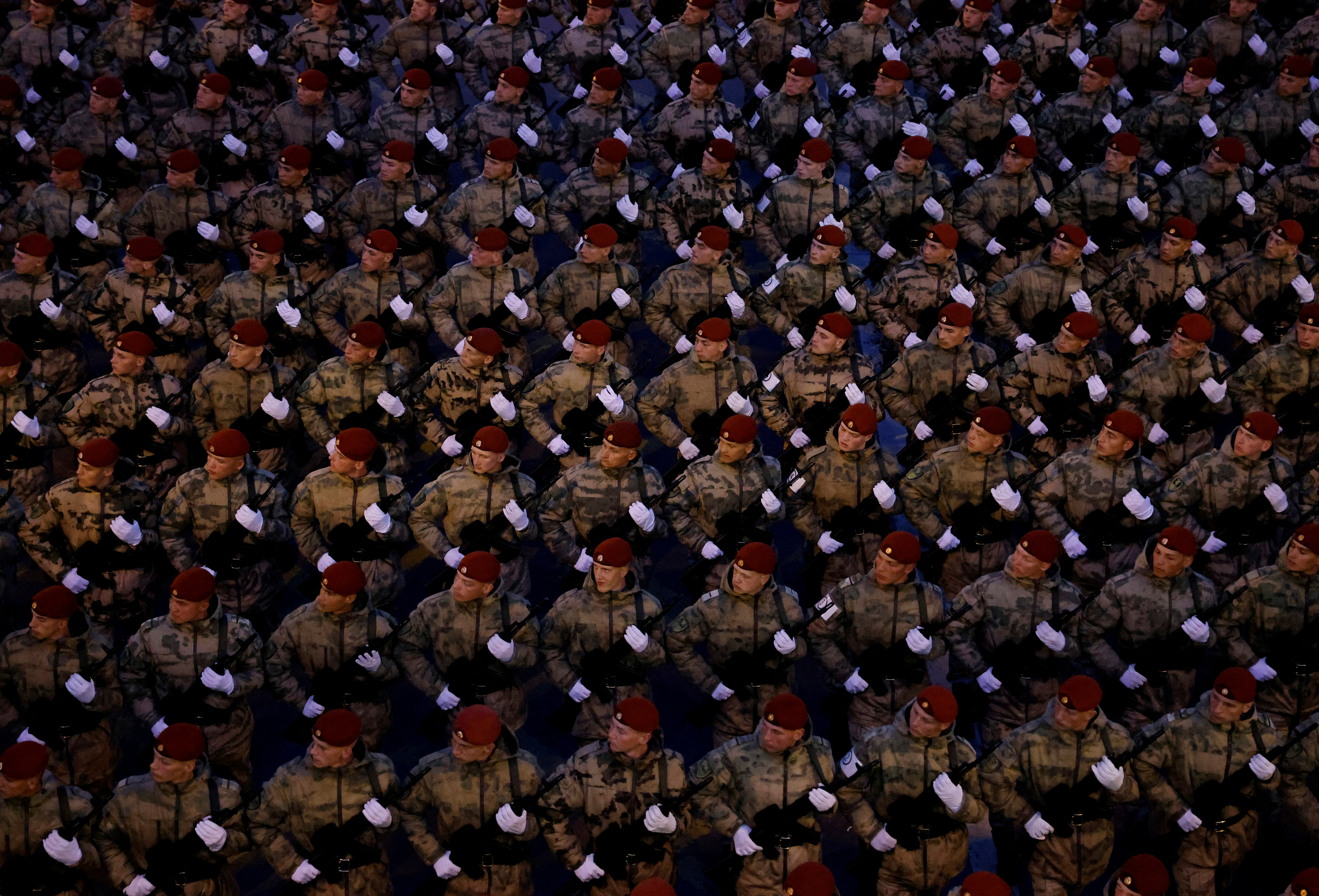 Rehearsal for Victory Day Parade in Moscow
