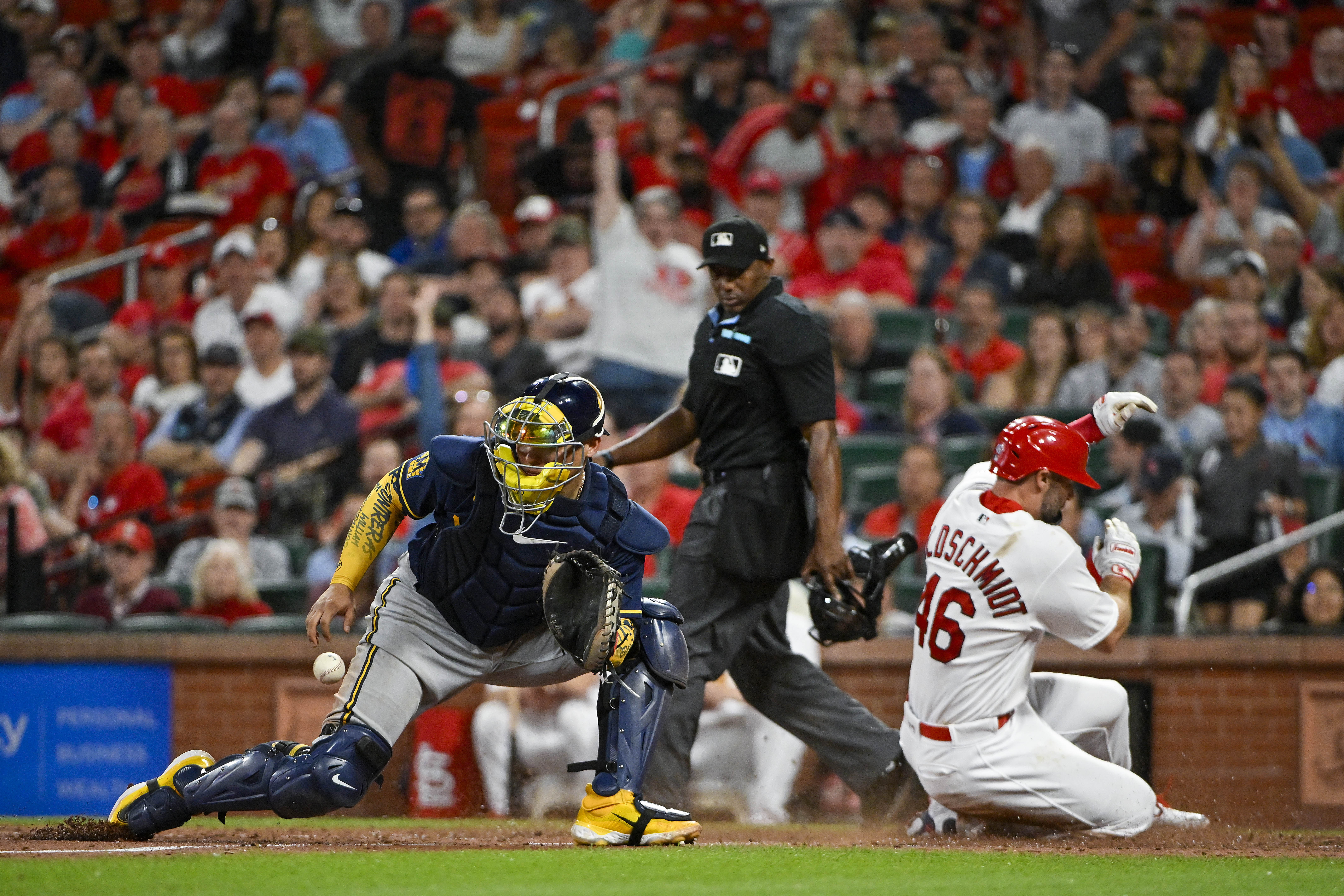 Andrew Knizner's grand slam caps scoring as Cards clobber Brewers