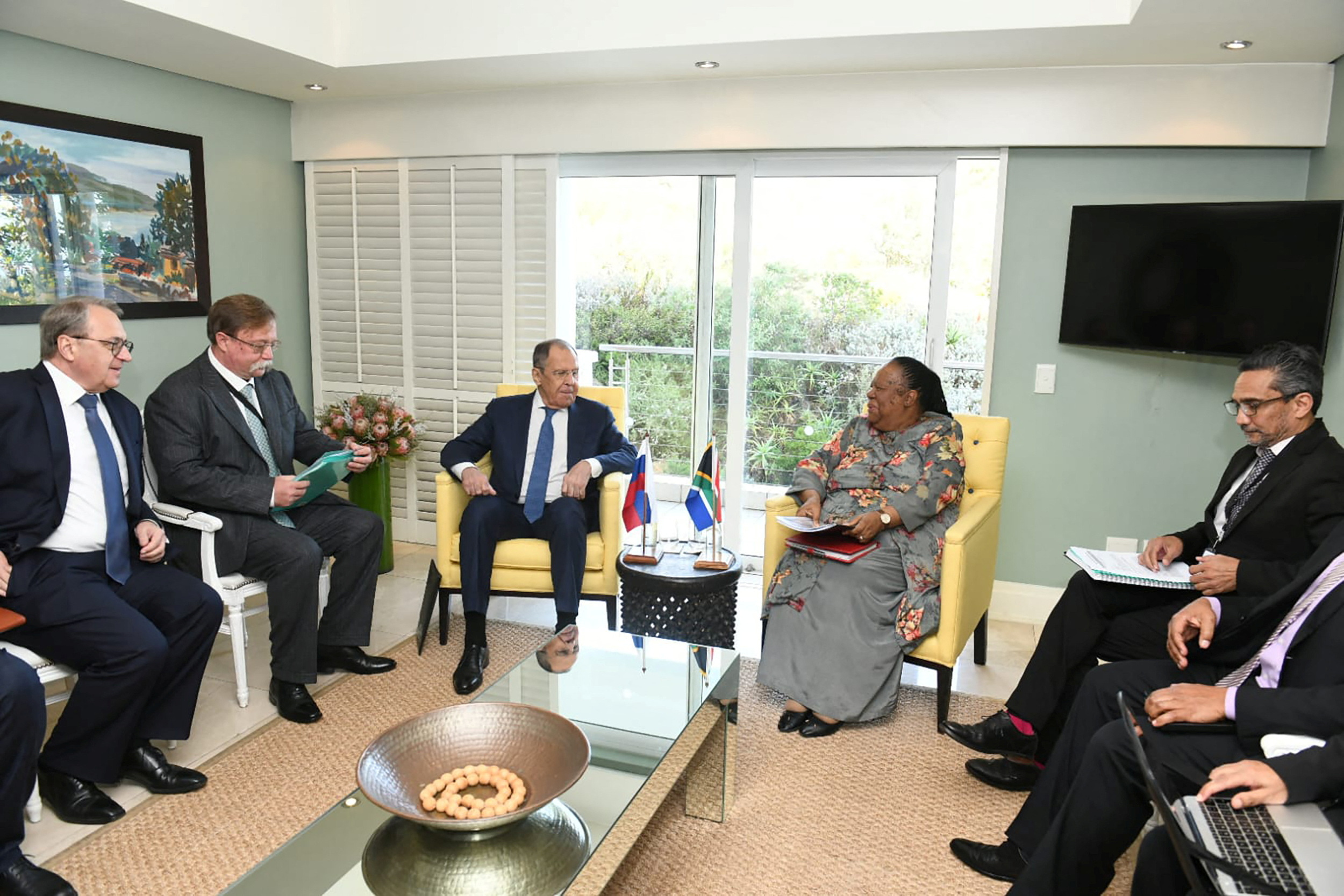 Russia's Lavrov meets South Africa's Pandor in Cape Town