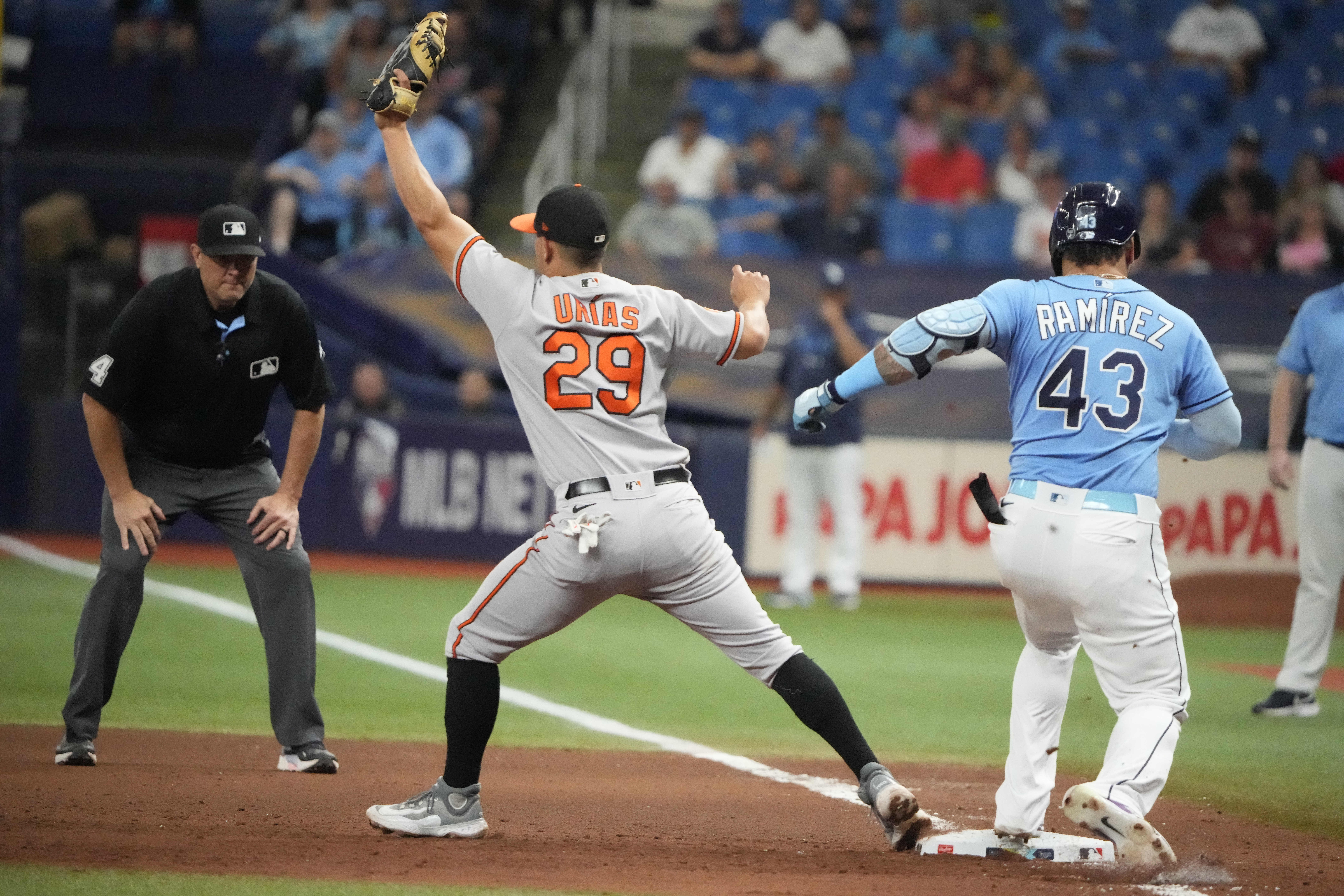 Hicks homers and drives in 4 as the Orioles beat the Rays 8-6 after nearly  blowing a 7-run lead - The San Diego Union-Tribune