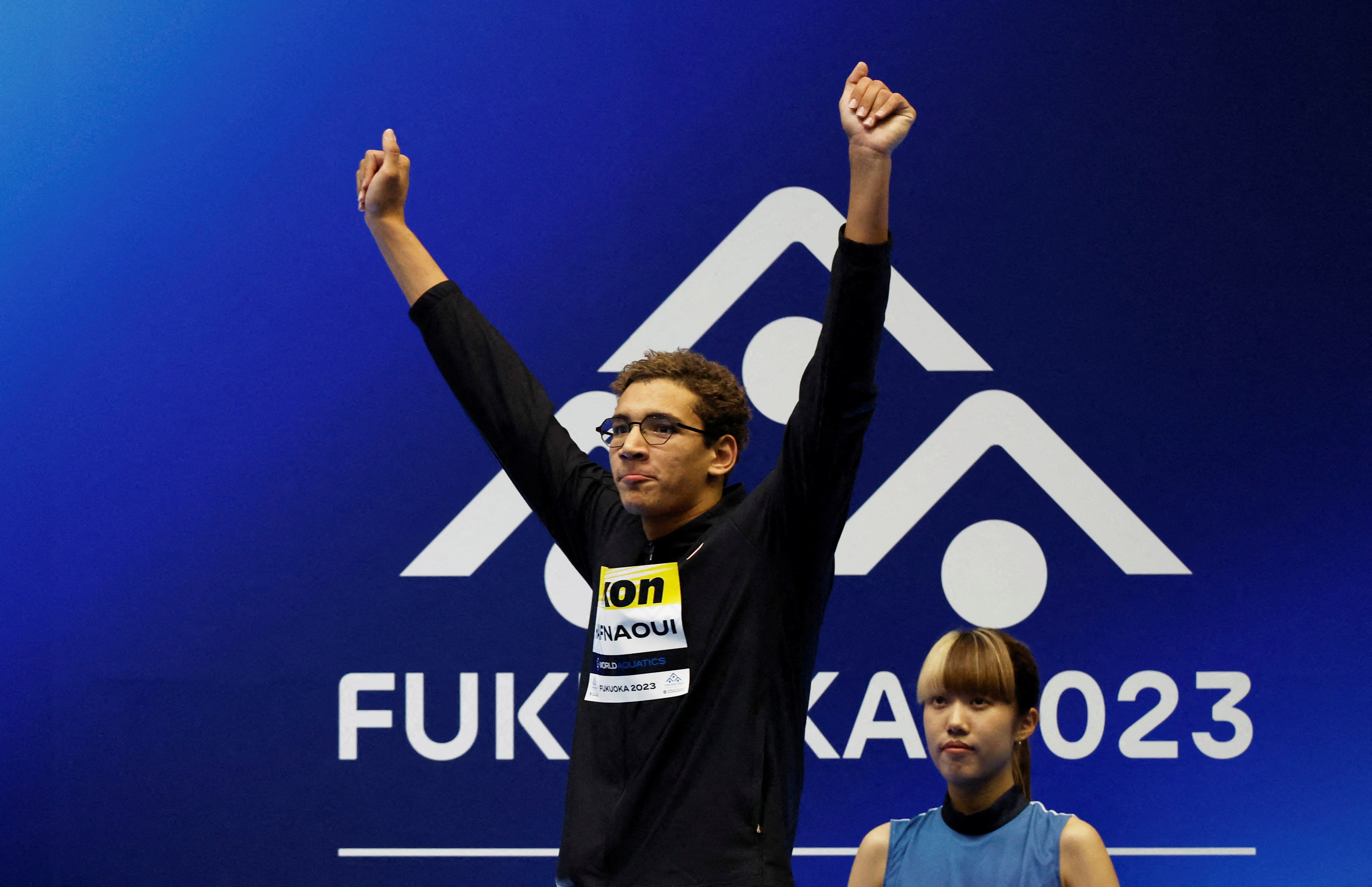 Hafnaoui plays down 1500 metres world record hopes in Doha | Reuters