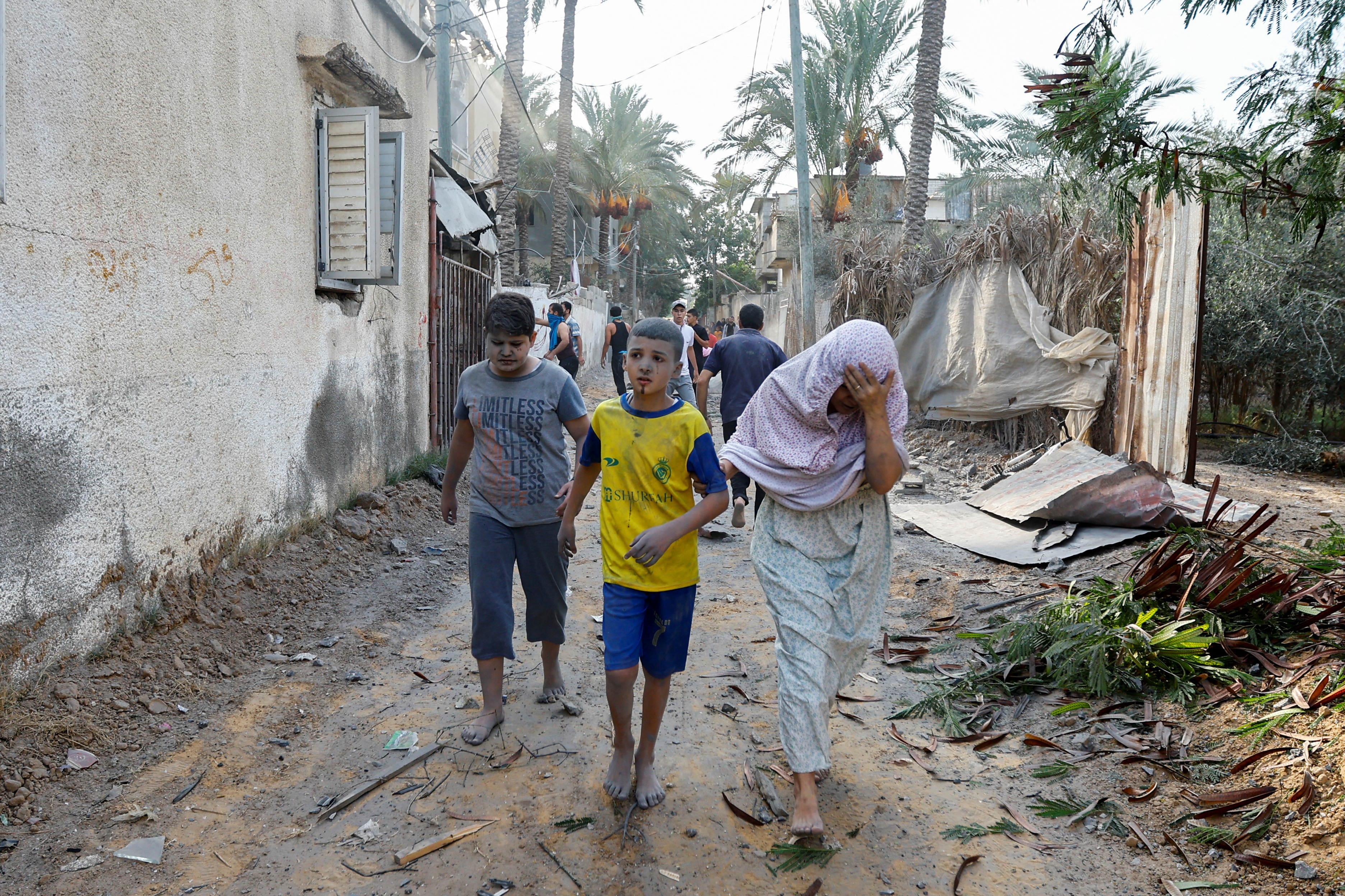 Aftermath of Israeli strikes in Gaza