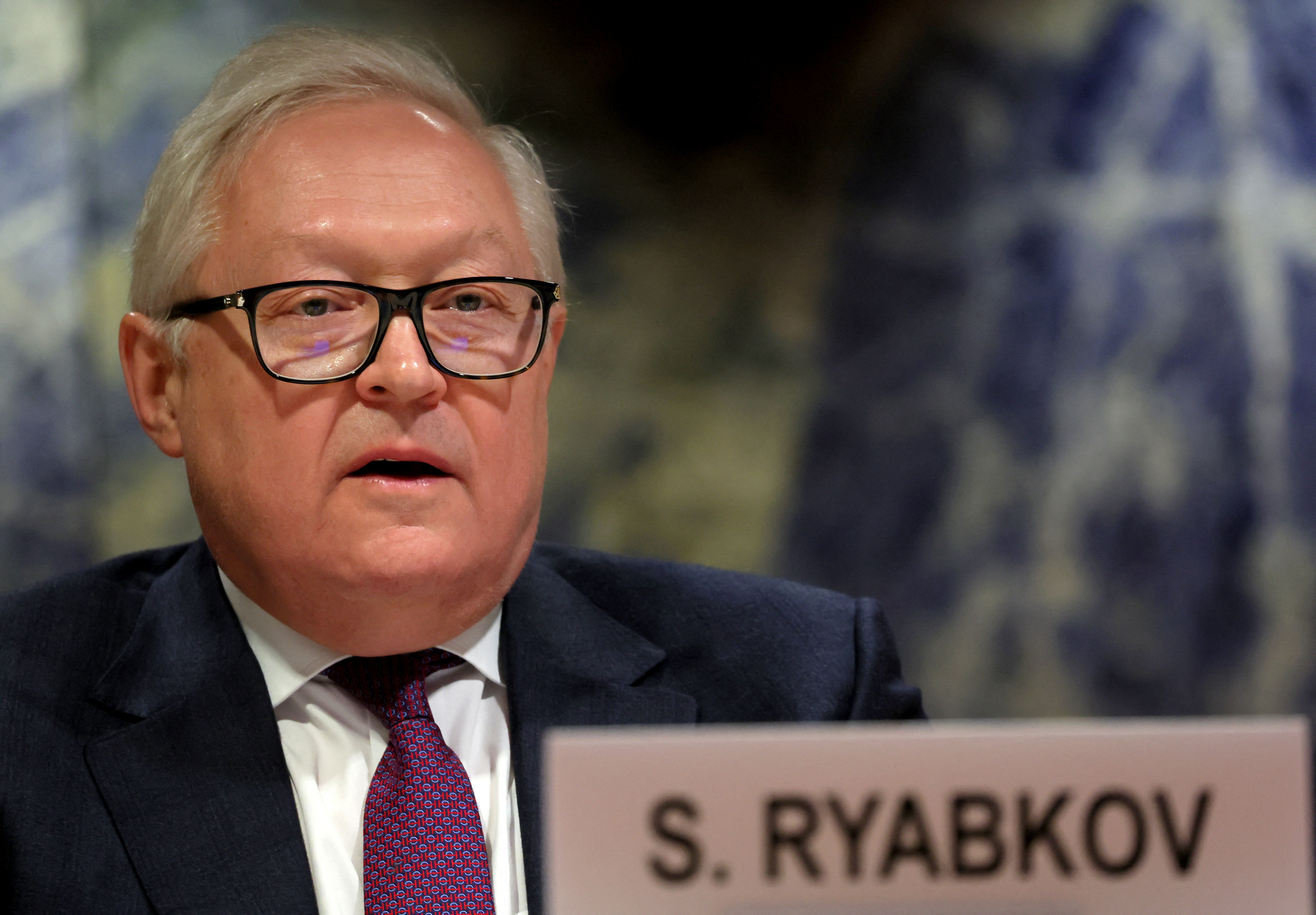 Russian Deputy Foreign Minister Ryabkov attends the Conference on Disarmament in Geneva
