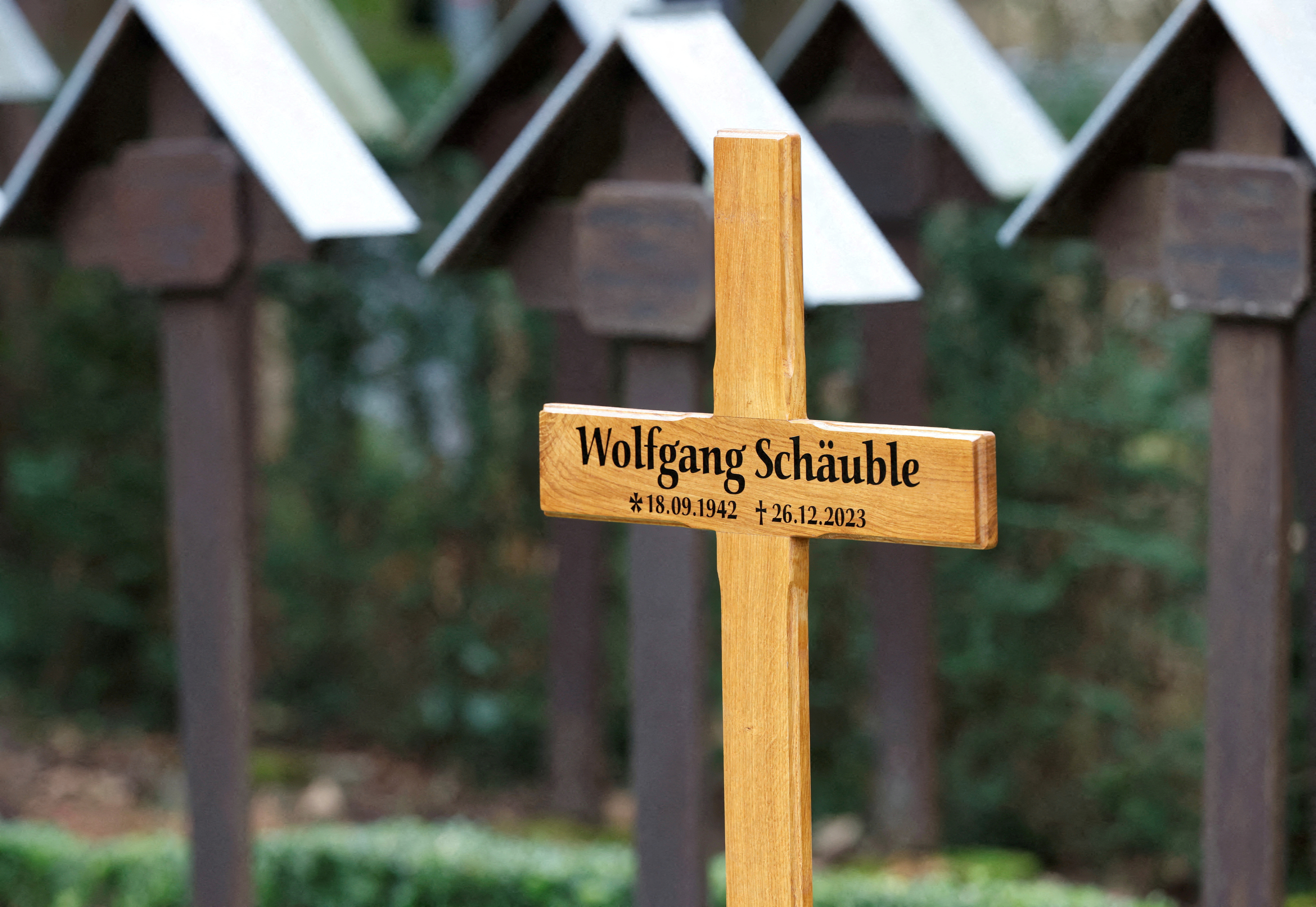 Former German Finance Minister Schaeuble is laid to rest in Offenburg