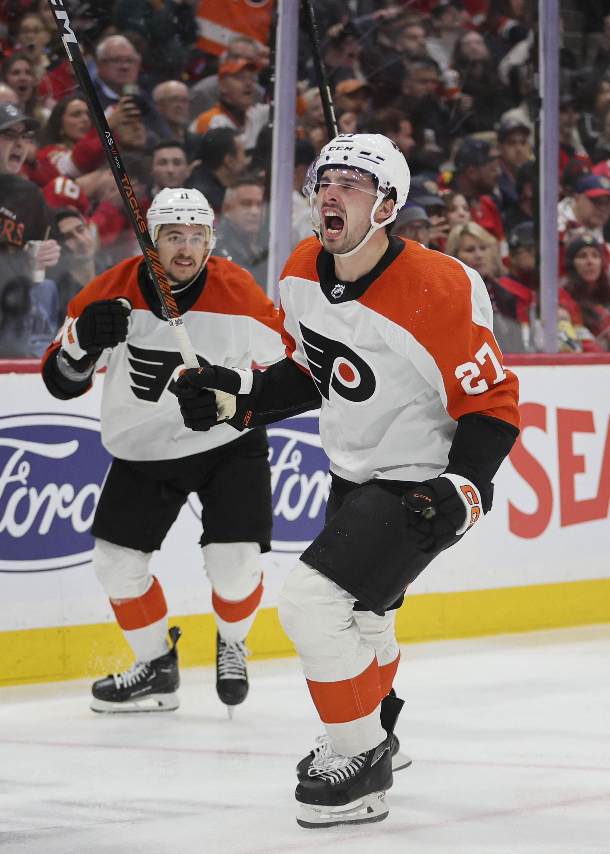 Noah Cates ends goal drought, lifts Flyers over Panthers Reuters