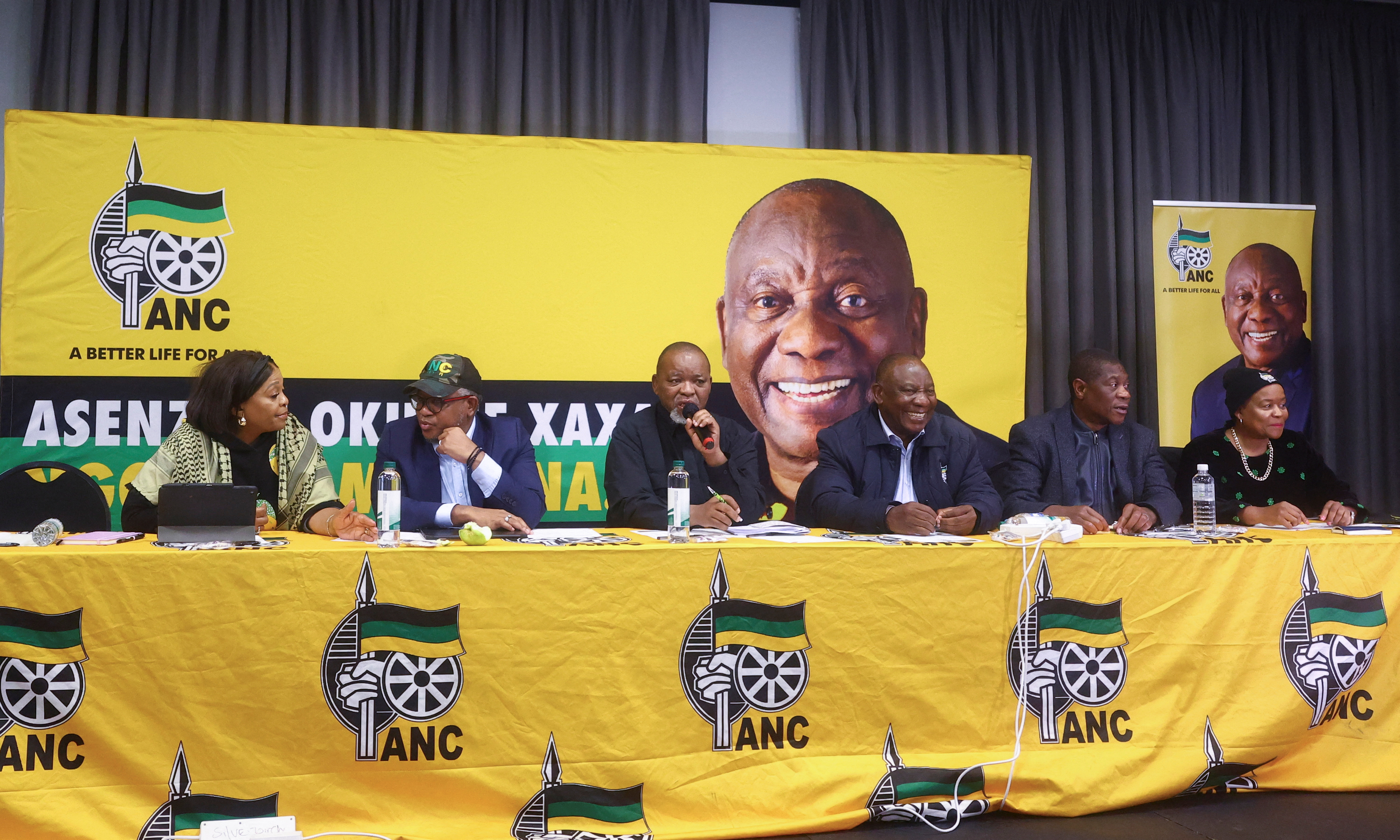 South Africa's ANC says it is looking at all options to form government