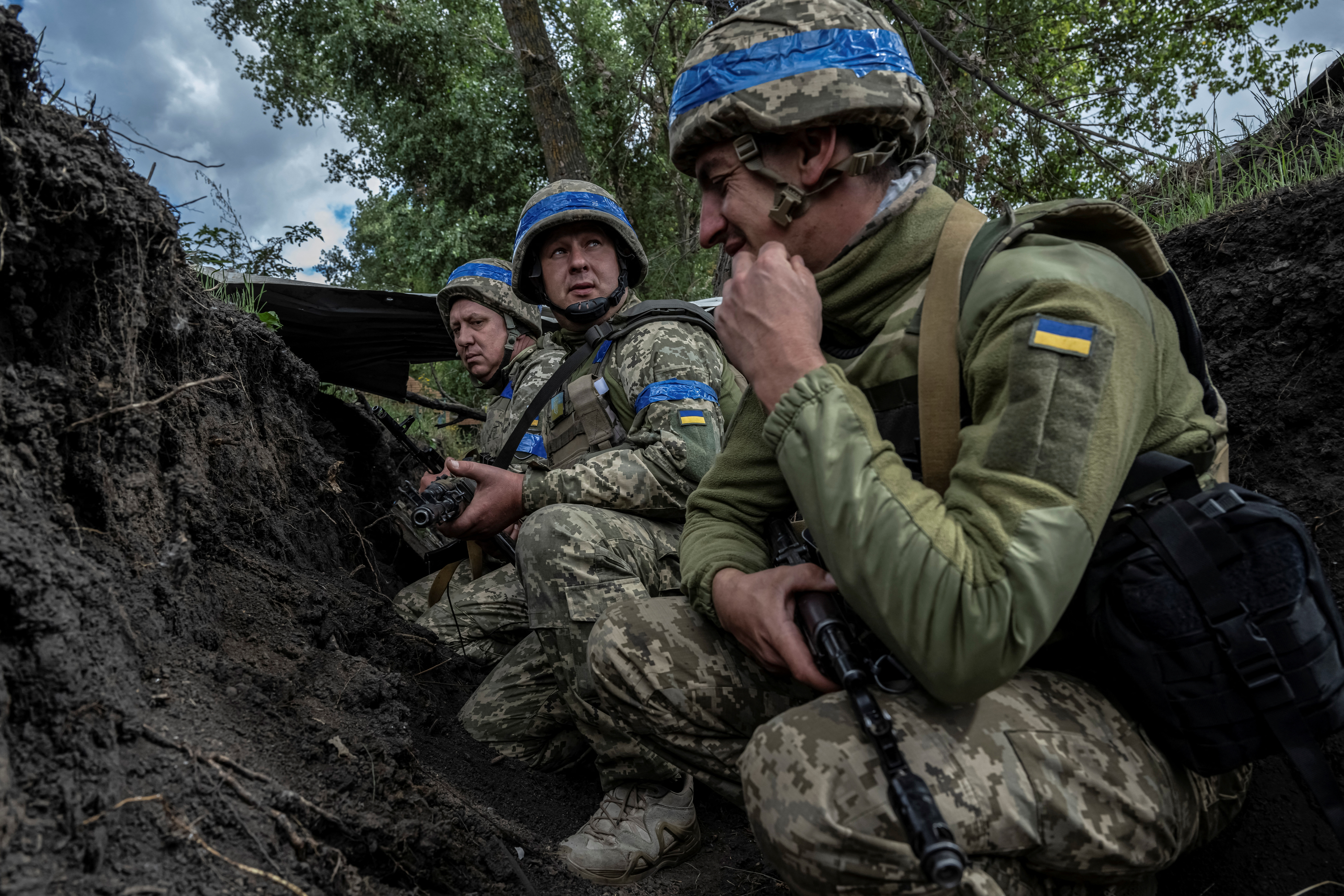 Inside a destroyed Russian border post taken in Ukraine's surprise