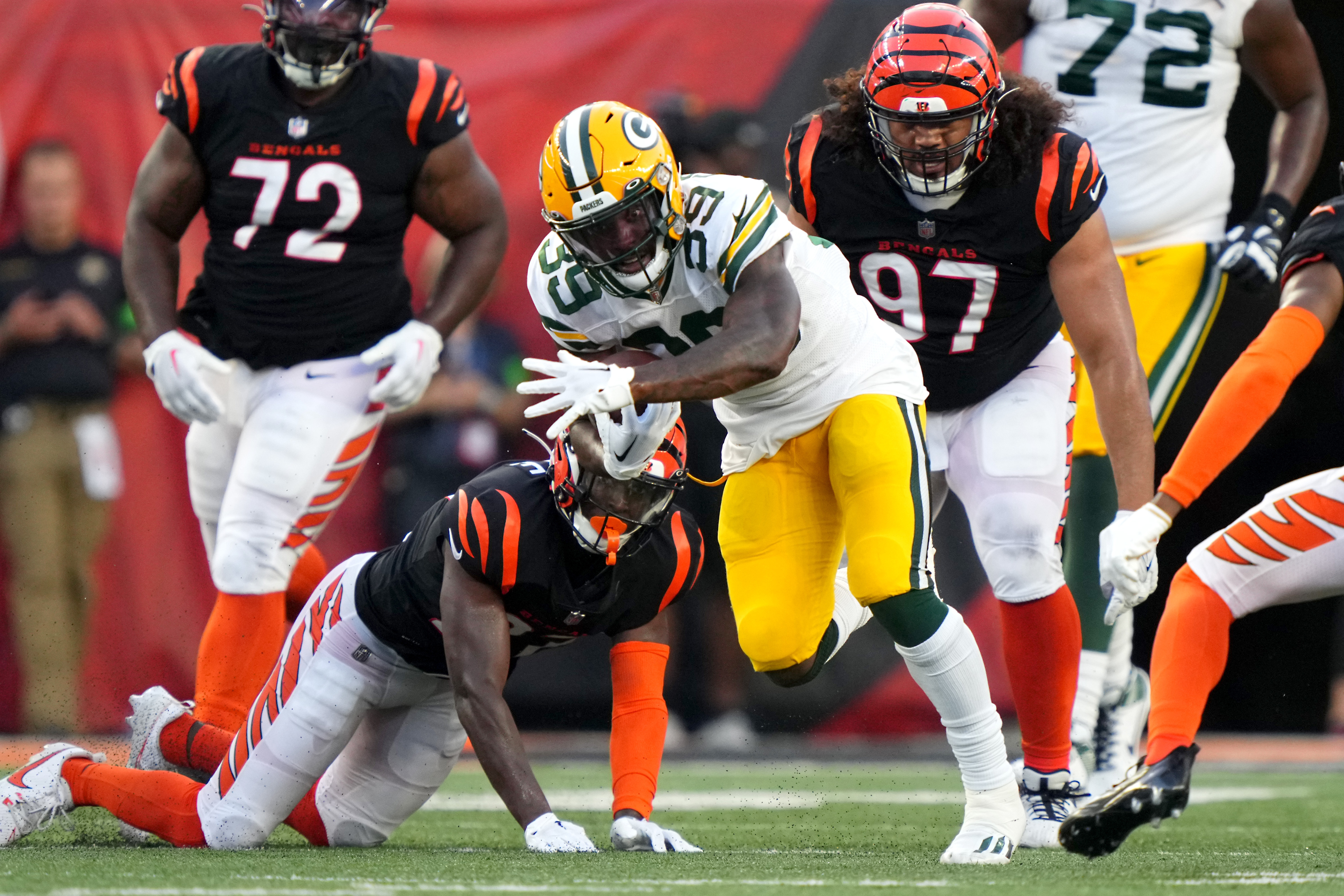 Emanuel Wilson, Packers run past Bengals