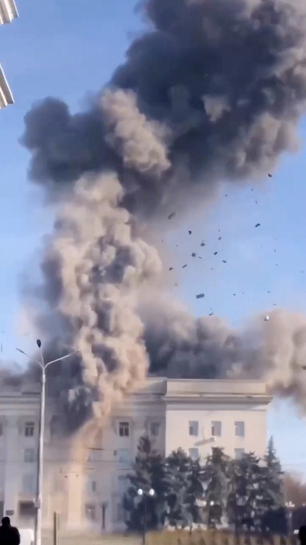 Kherson Regional State Administration building shelled by Russian forces