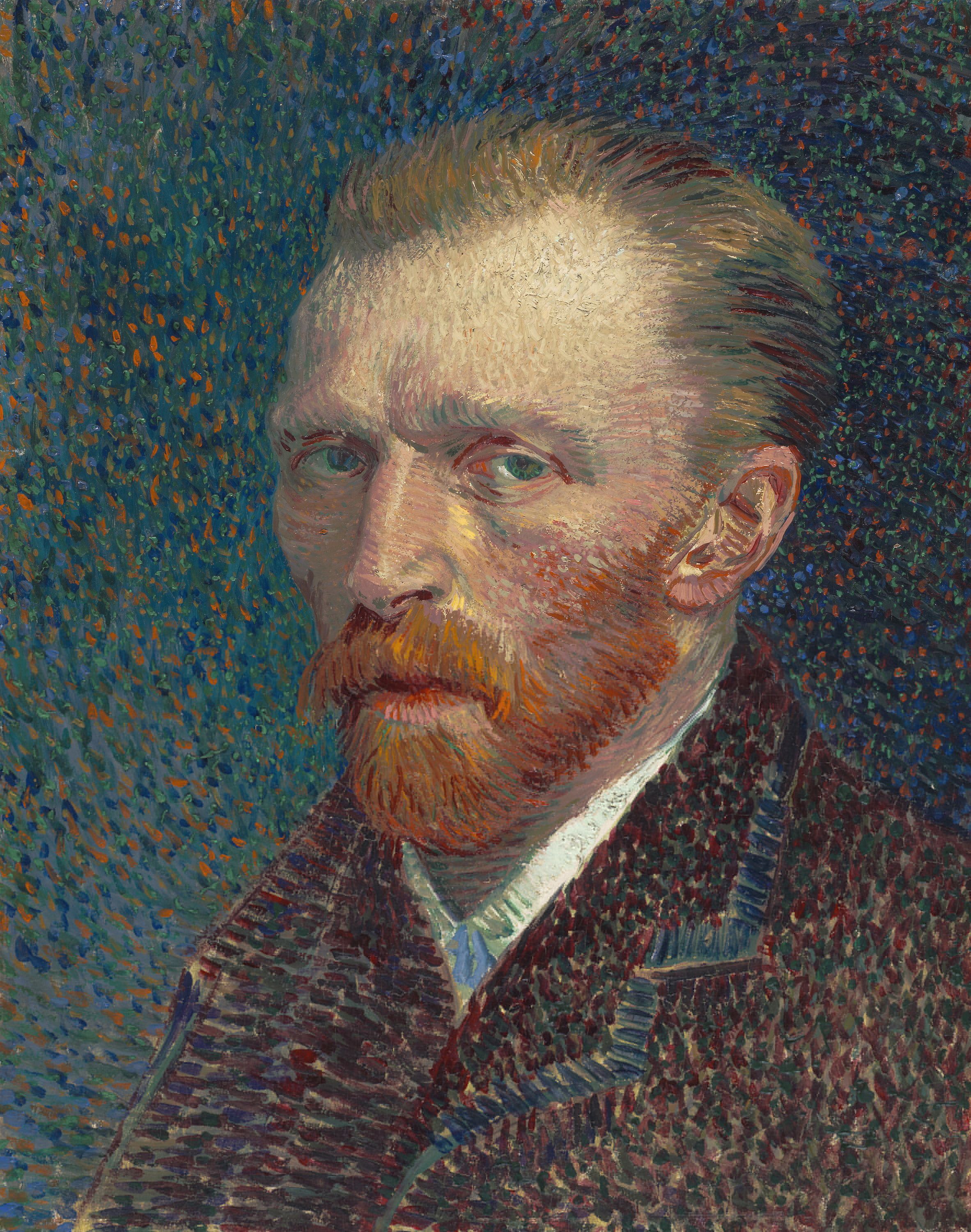 Self-portrait from 1887 painted by Vincent van Gogh (1853-1890) obtained on June 30, 2021. Courtesy of The Courtauld/Handout via REUTERS THIS IMAGE HAS BEEN SUPPLIED BY A THIRD PARTY. NO NEW USES AFTER JULY 30, 2021.